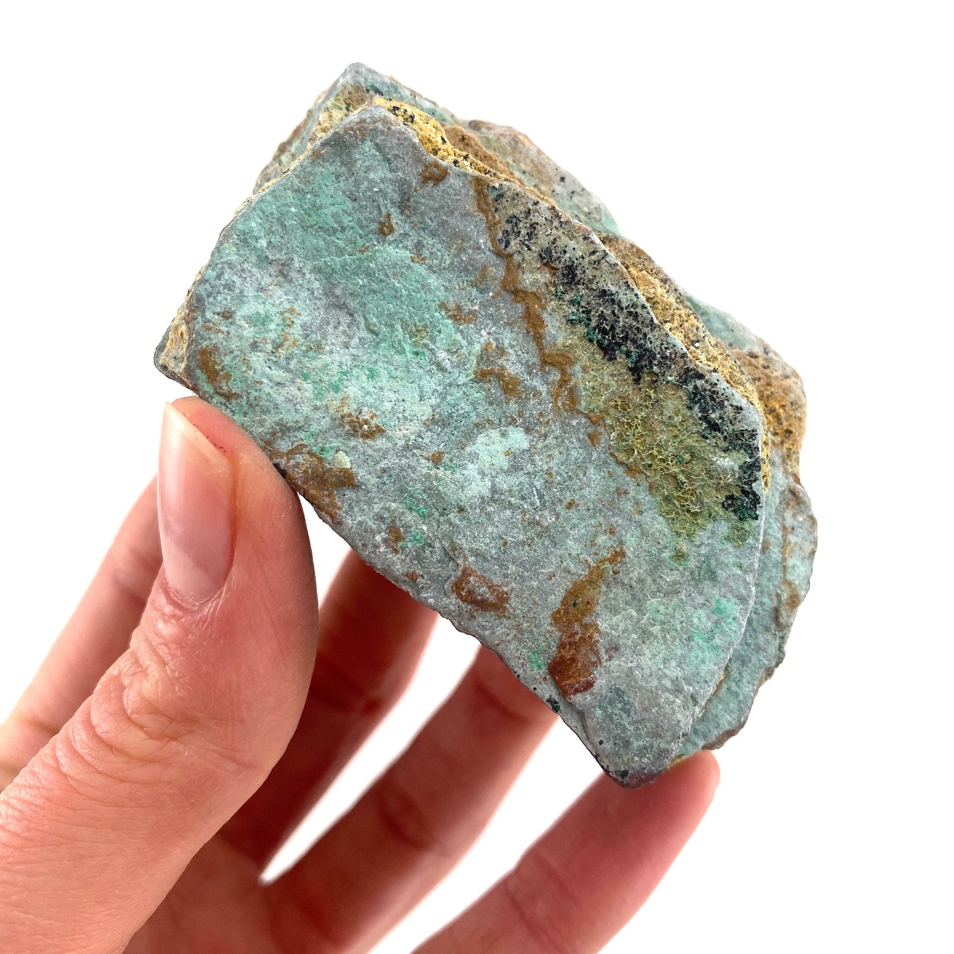 Sparkly Druzy Chrysocolla & Malachite Specimen (Congo), raw chrysocolla, druzy chrysocolla, chrysocolla crystal, raw crystals