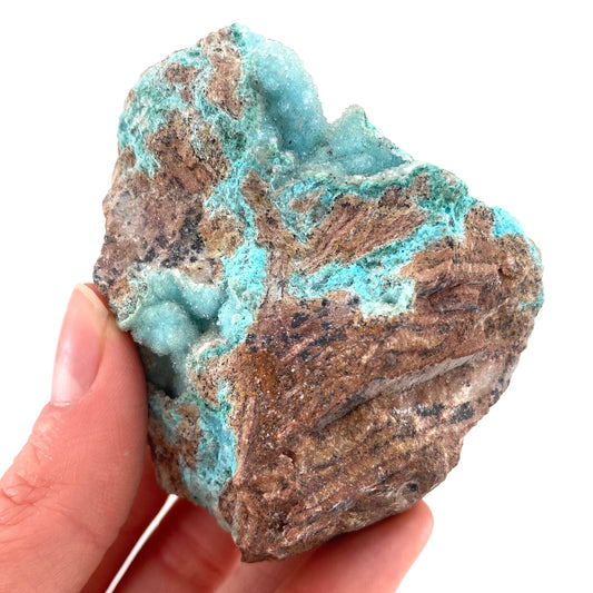 Sparkly Druzy Chrysocolla & Malachite Specimen (Congo), raw chrysocolla, druzy chrysocolla, chrysocolla crystal, raw crystals