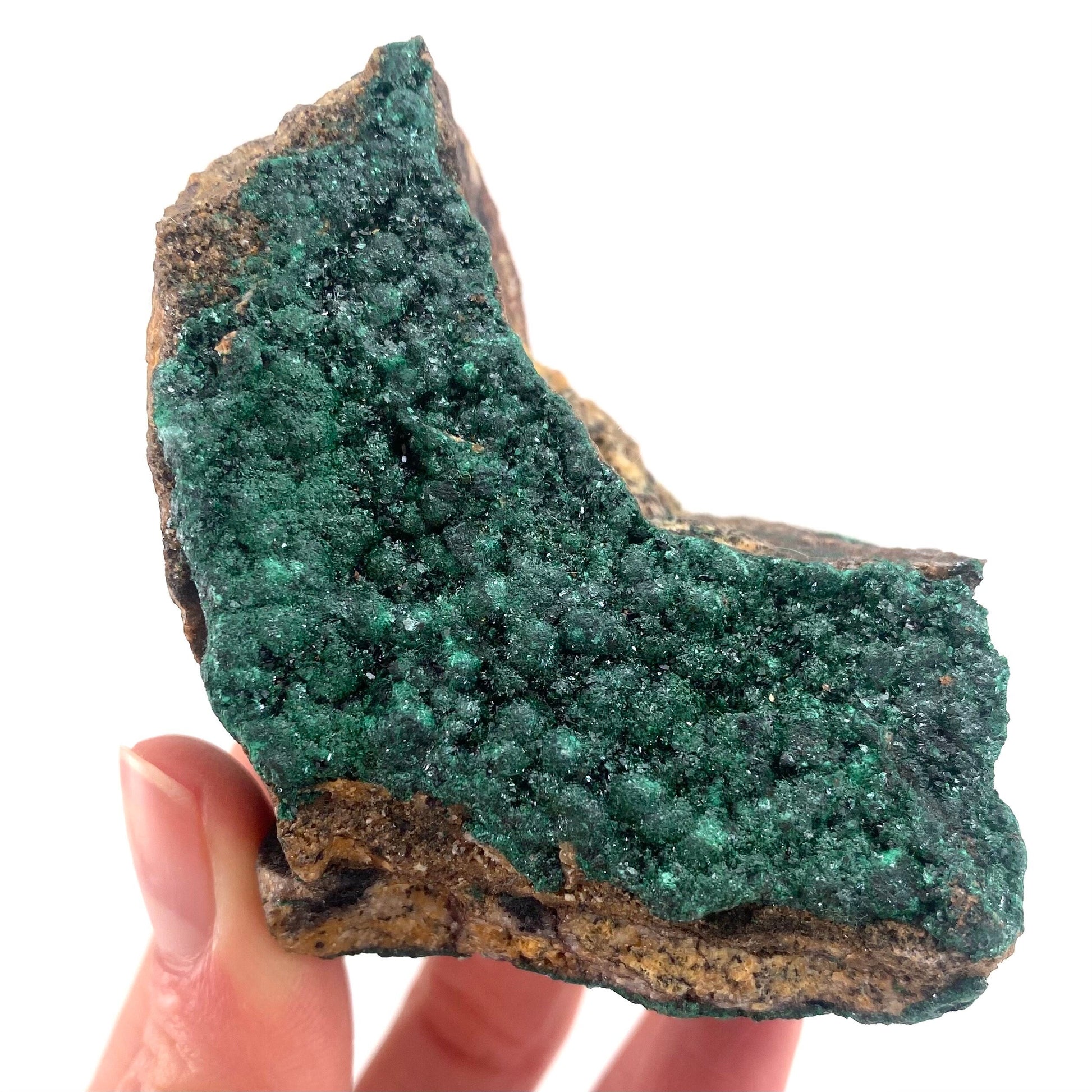Extra Sparkly Botryoidal Malachite Specimen, natural malachite, raw malachite, crystals