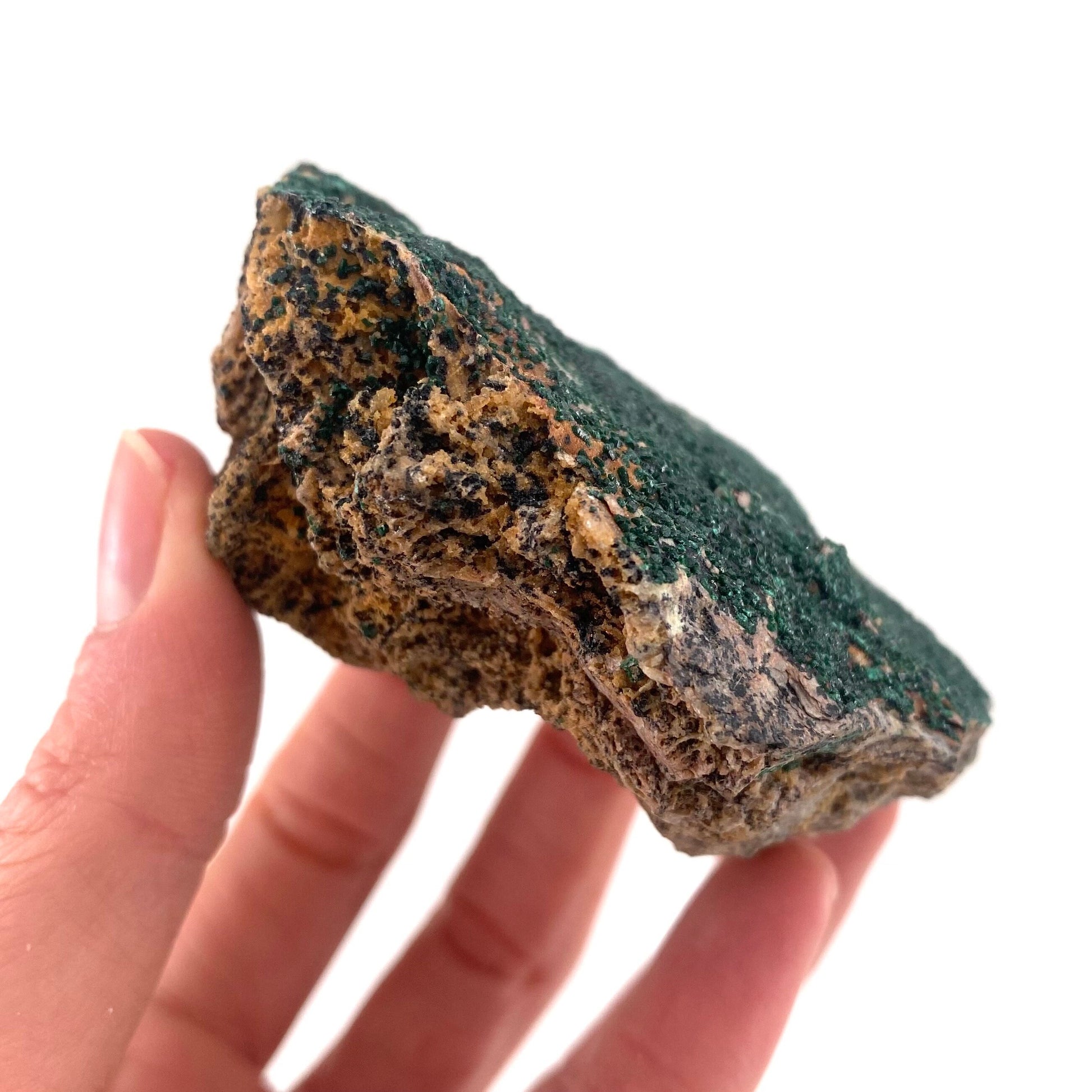 Sparkly Botryoidal Malachite Specimen, natural malachite, raw malachite, crystals