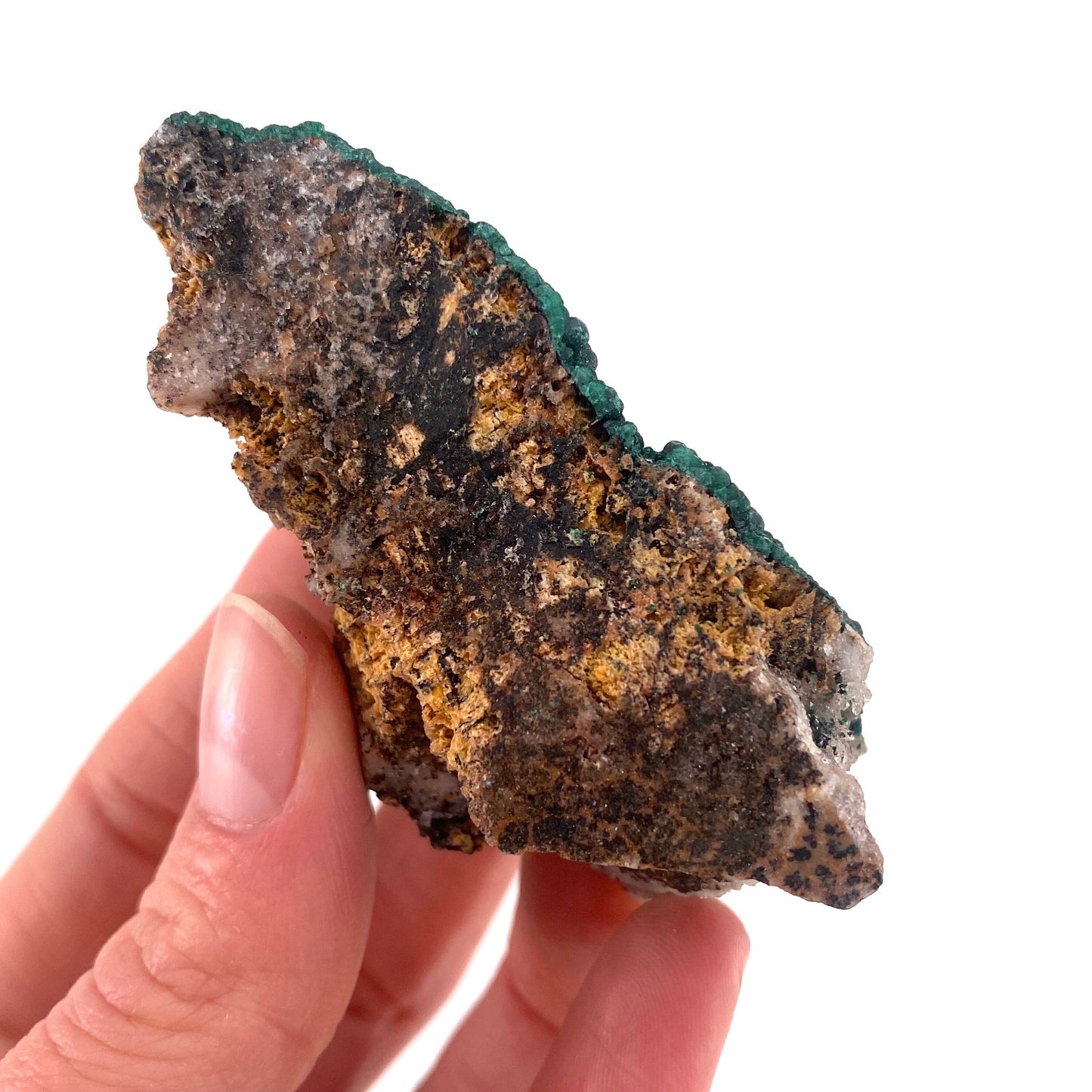 Botryoidal Malachite Specimen, natural malachite, raw malachite, crystals