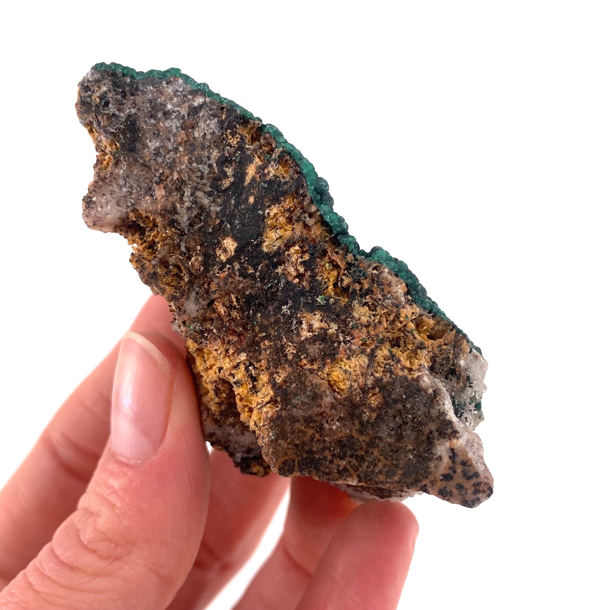 Botryoidal Malachite Specimen, natural malachite, raw malachite, crystals