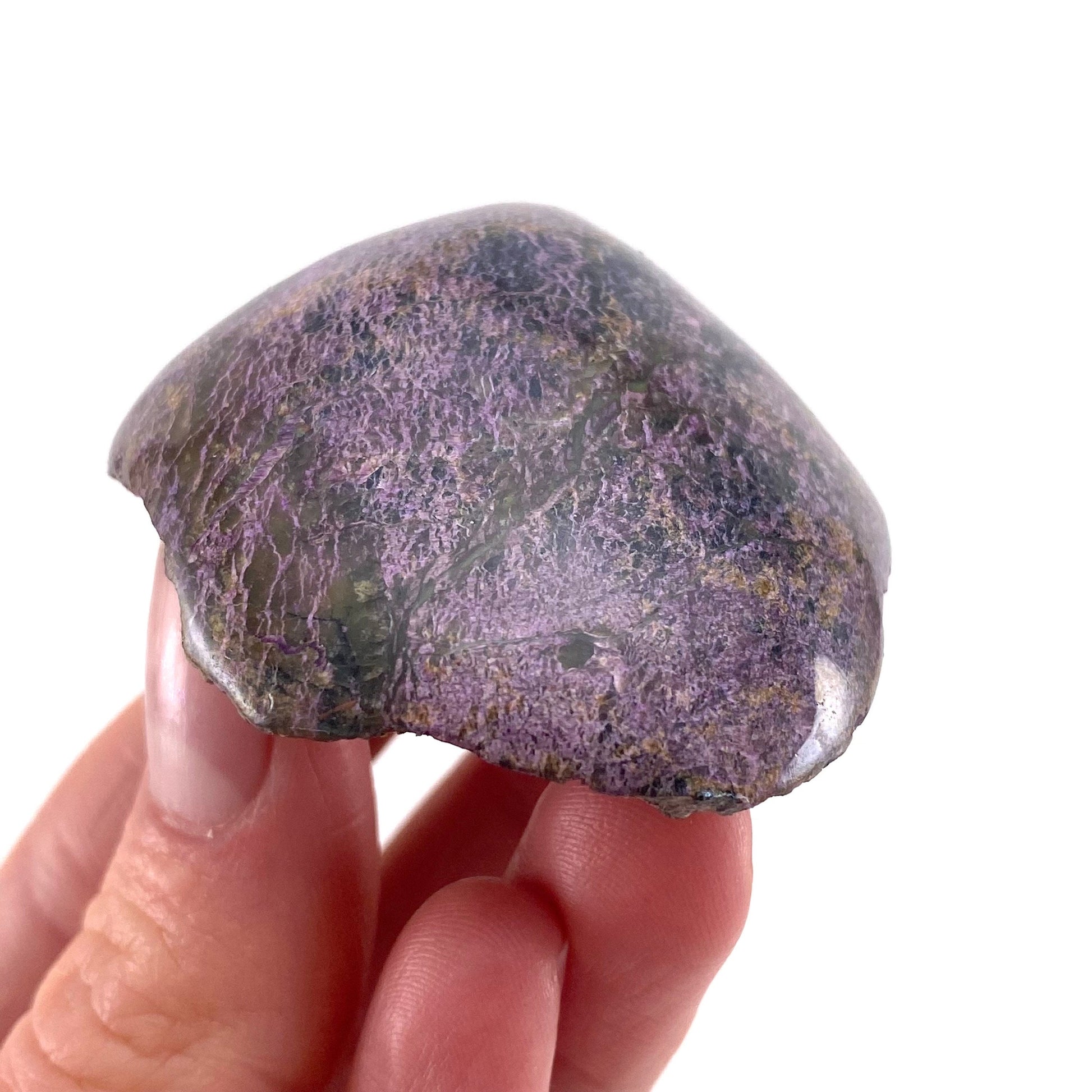 Polished Stichtite Specimen, purple stichtite, polished Stichtite, mineral specimen