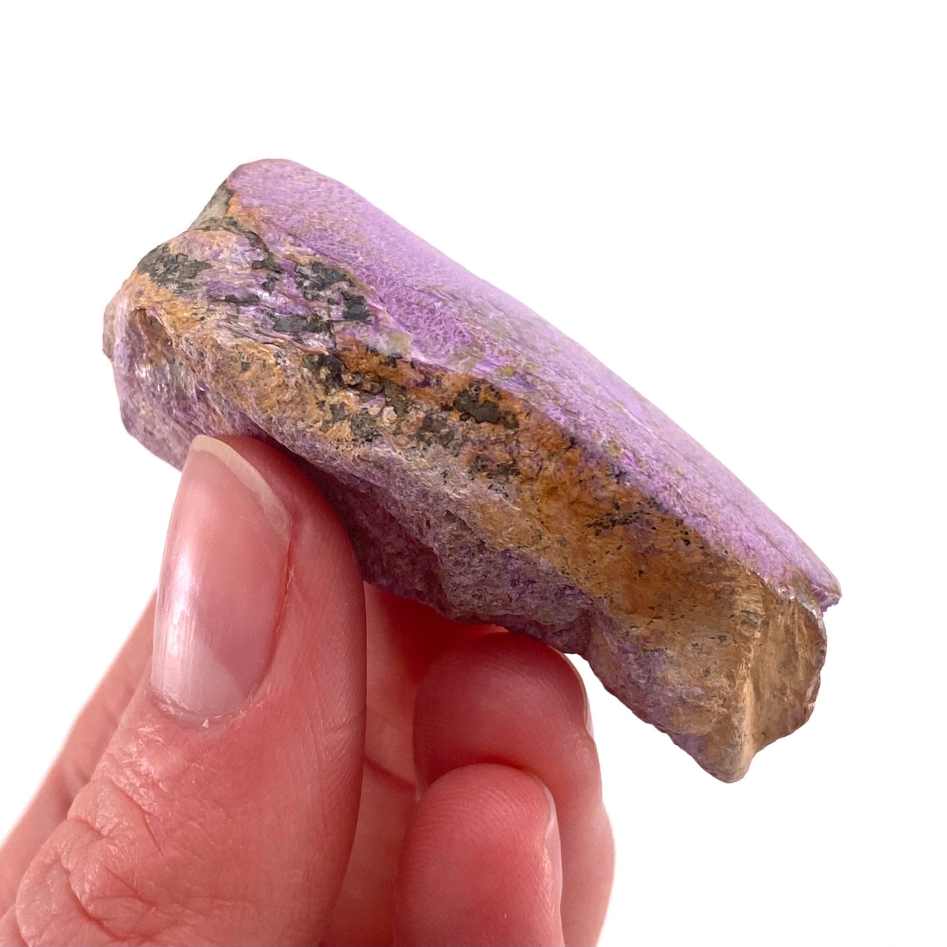 Polished Stichtite Specimen, purple stichtite, polished Stichtite, mineral specimen