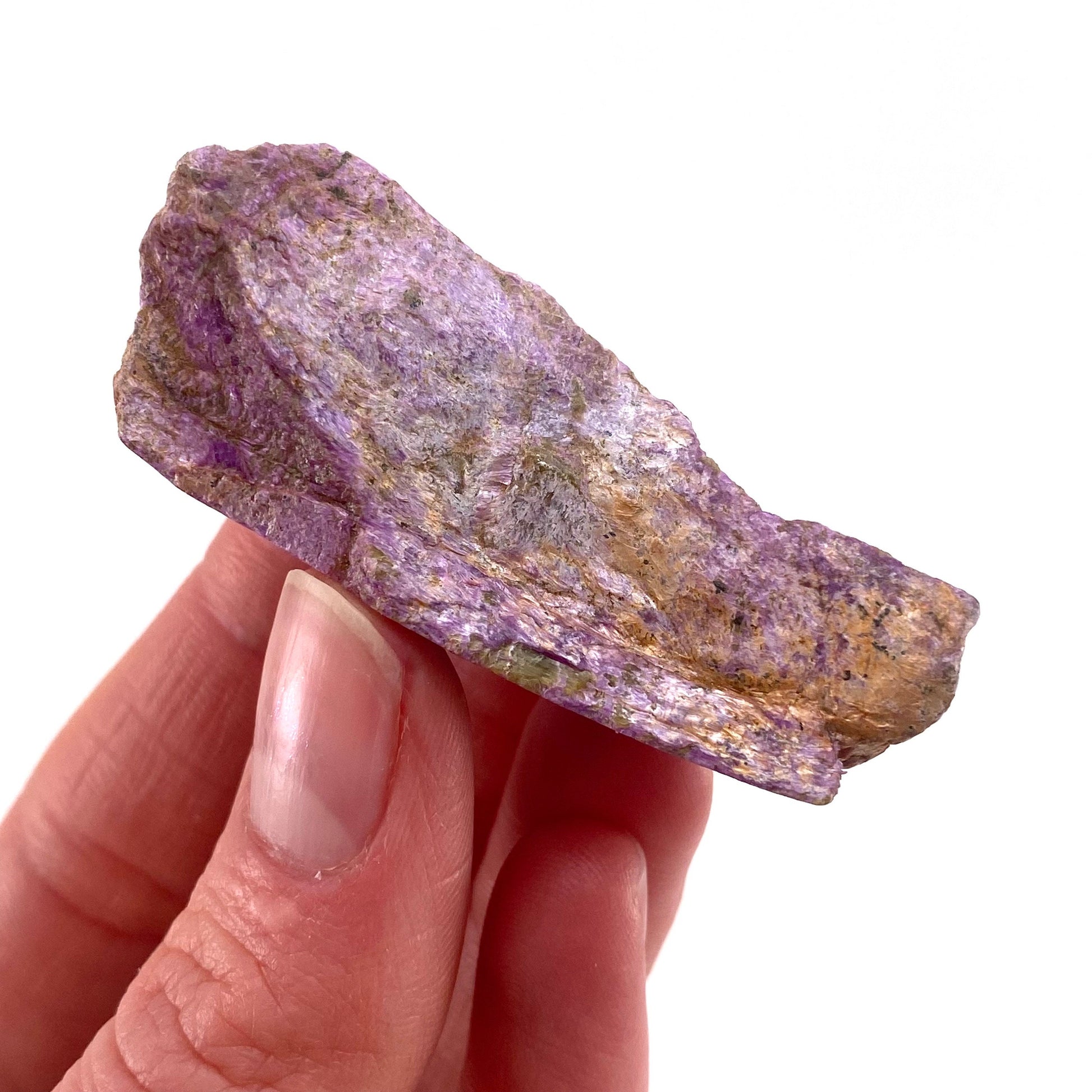 Polished Stichtite Specimen, purple stichtite, polished Stichtite, mineral specimen