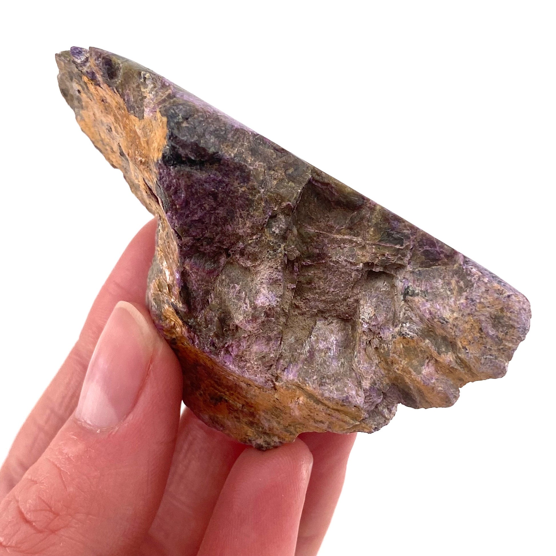 Polished Stichtite Specimen, purple stichtite, polished Stichtite, mineral specimen