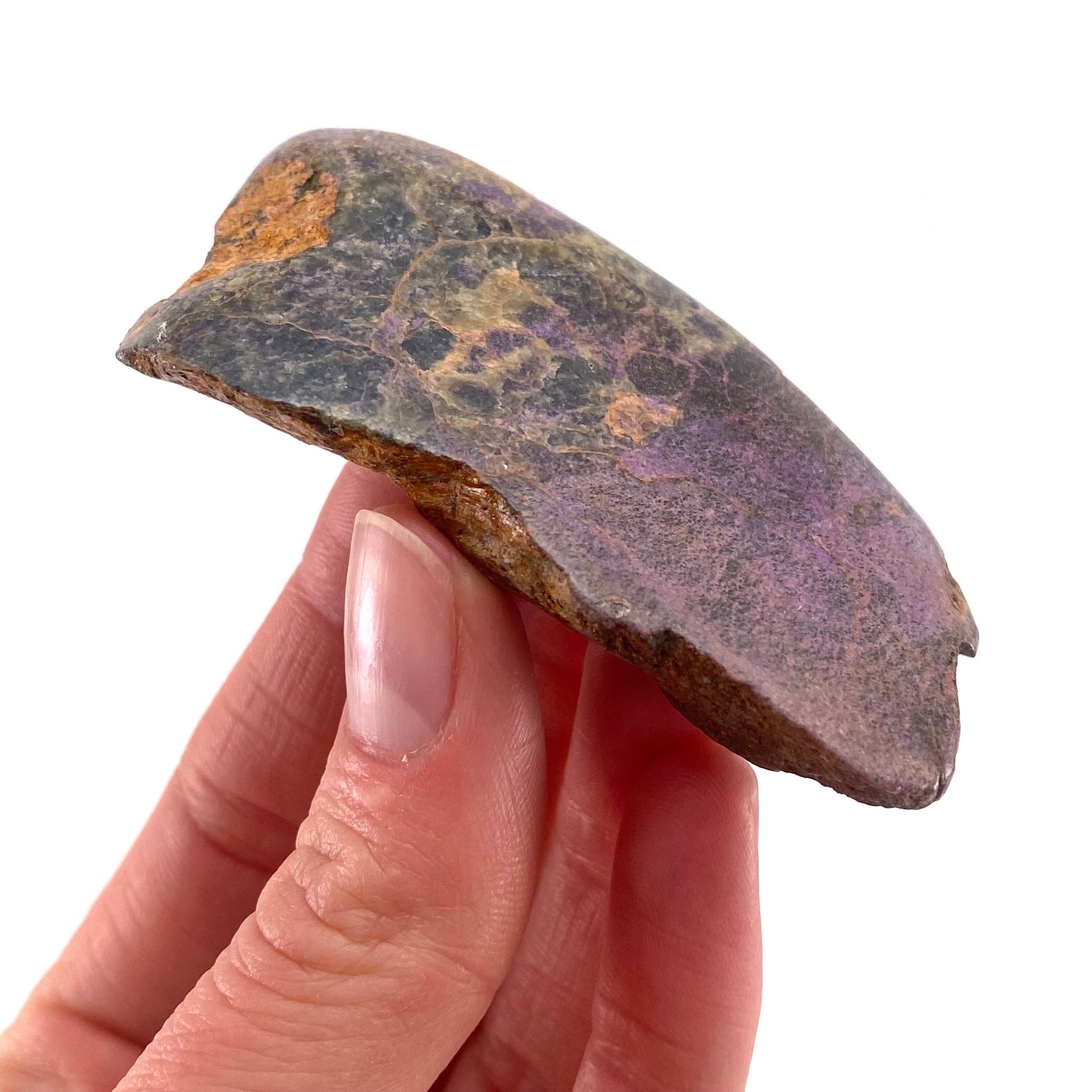 Polished Stichtite Specimen, purple stichtite, polished Stichtite, mineral specimen