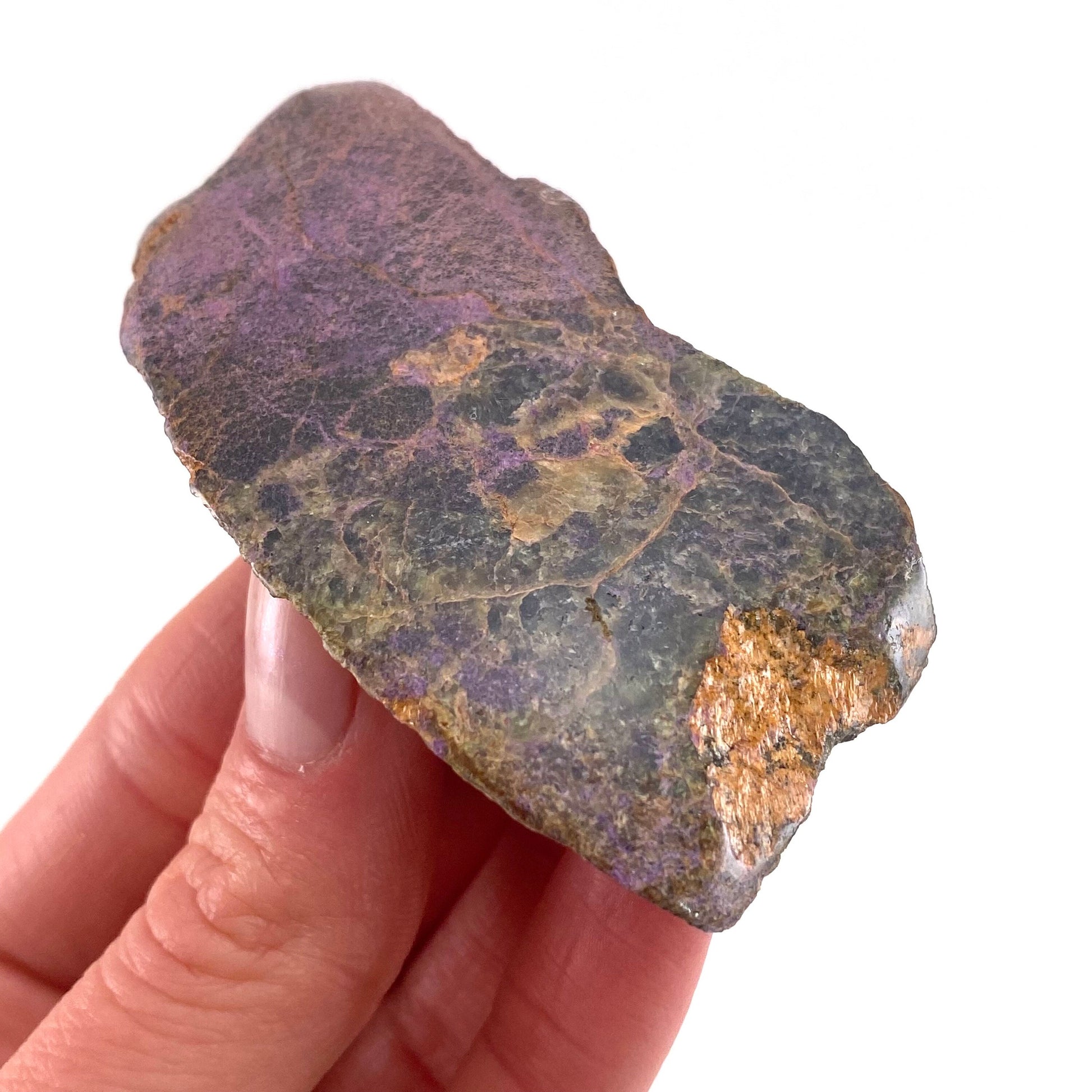 Polished Stichtite Specimen, purple stichtite, polished Stichtite, mineral specimen