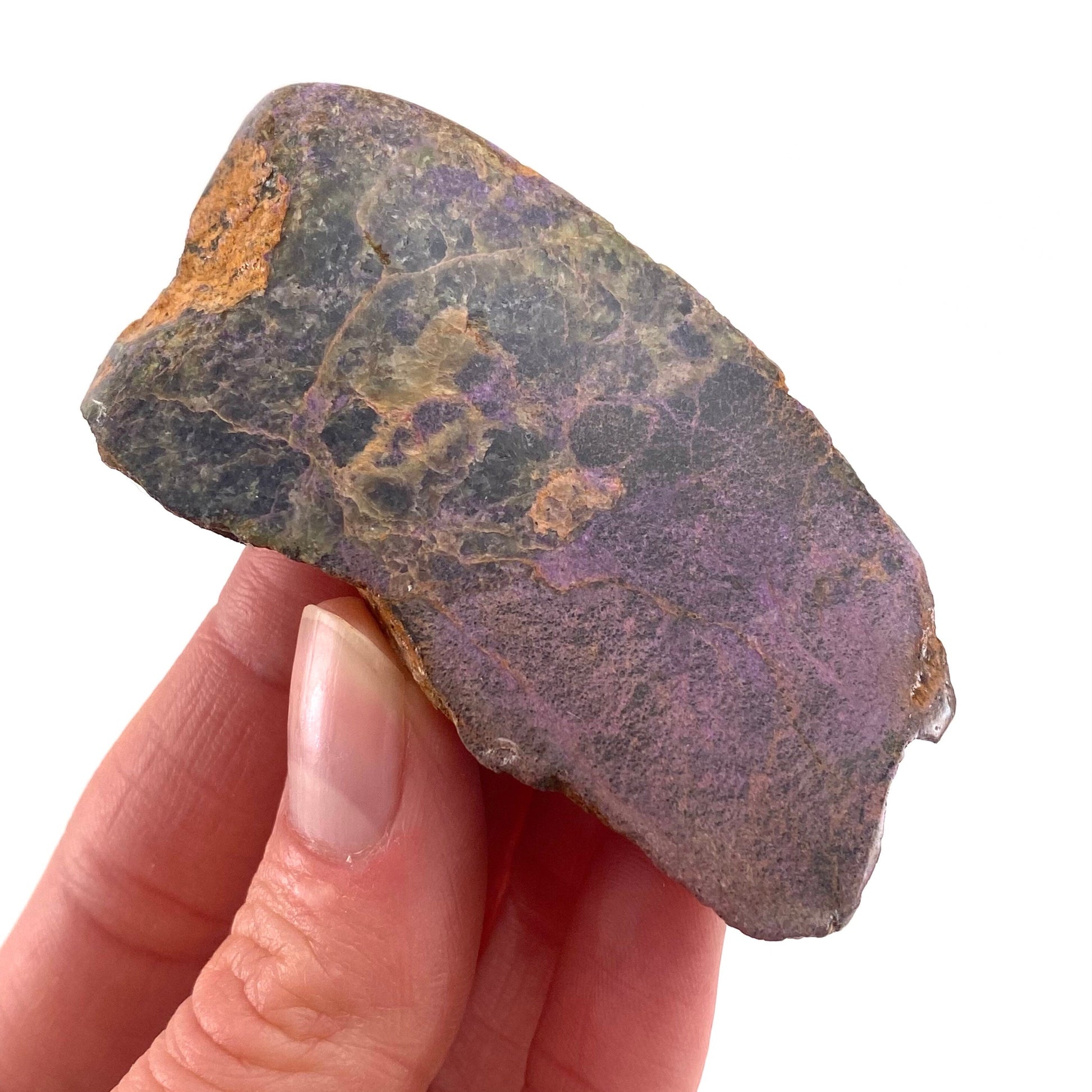 Polished Stichtite Specimen, purple stichtite, polished Stichtite, mineral specimen