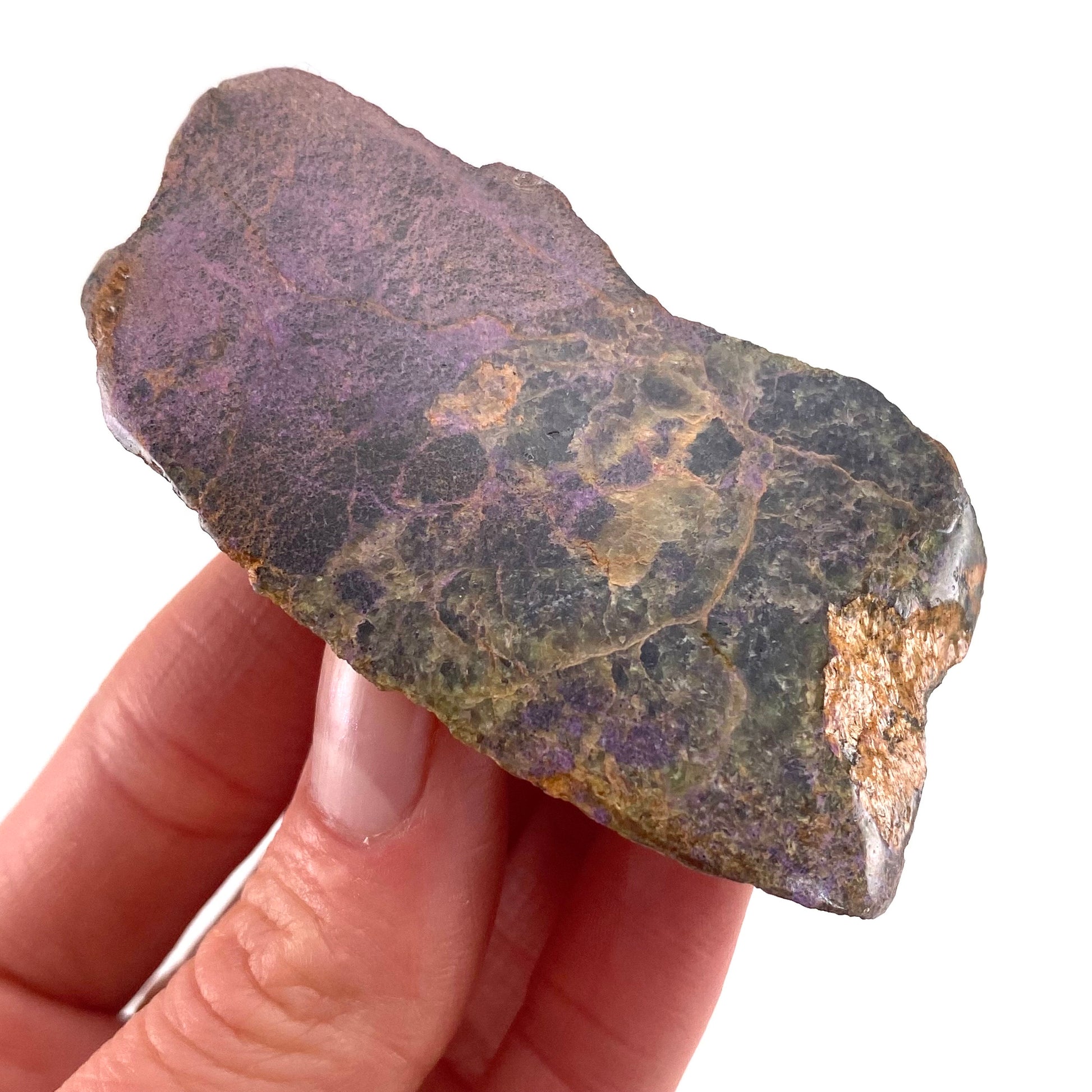 Polished Stichtite Specimen, purple stichtite, polished Stichtite, mineral specimen