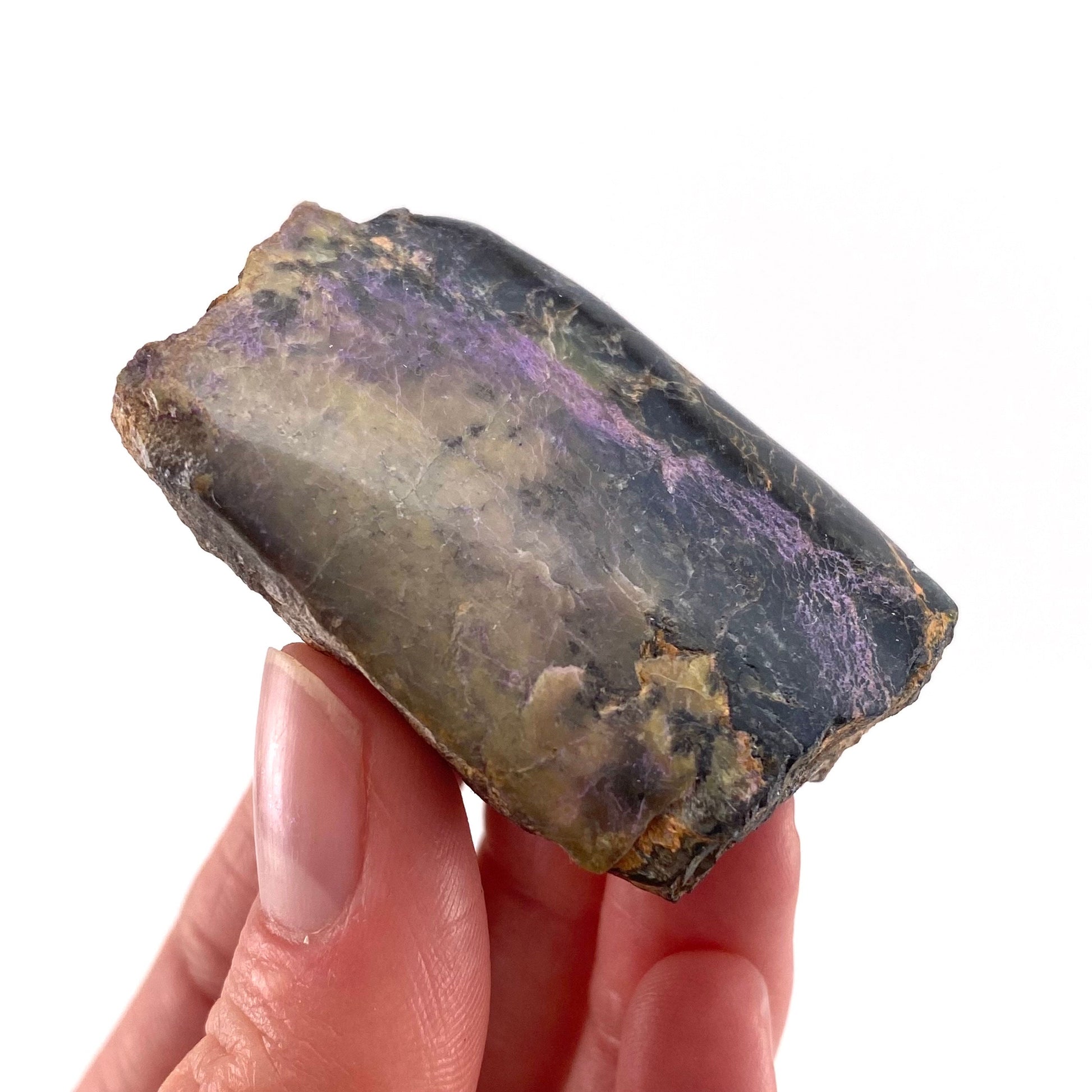 Polished Stichtite Specimen, purple stichtite, polished Stichtite, mineral specimen