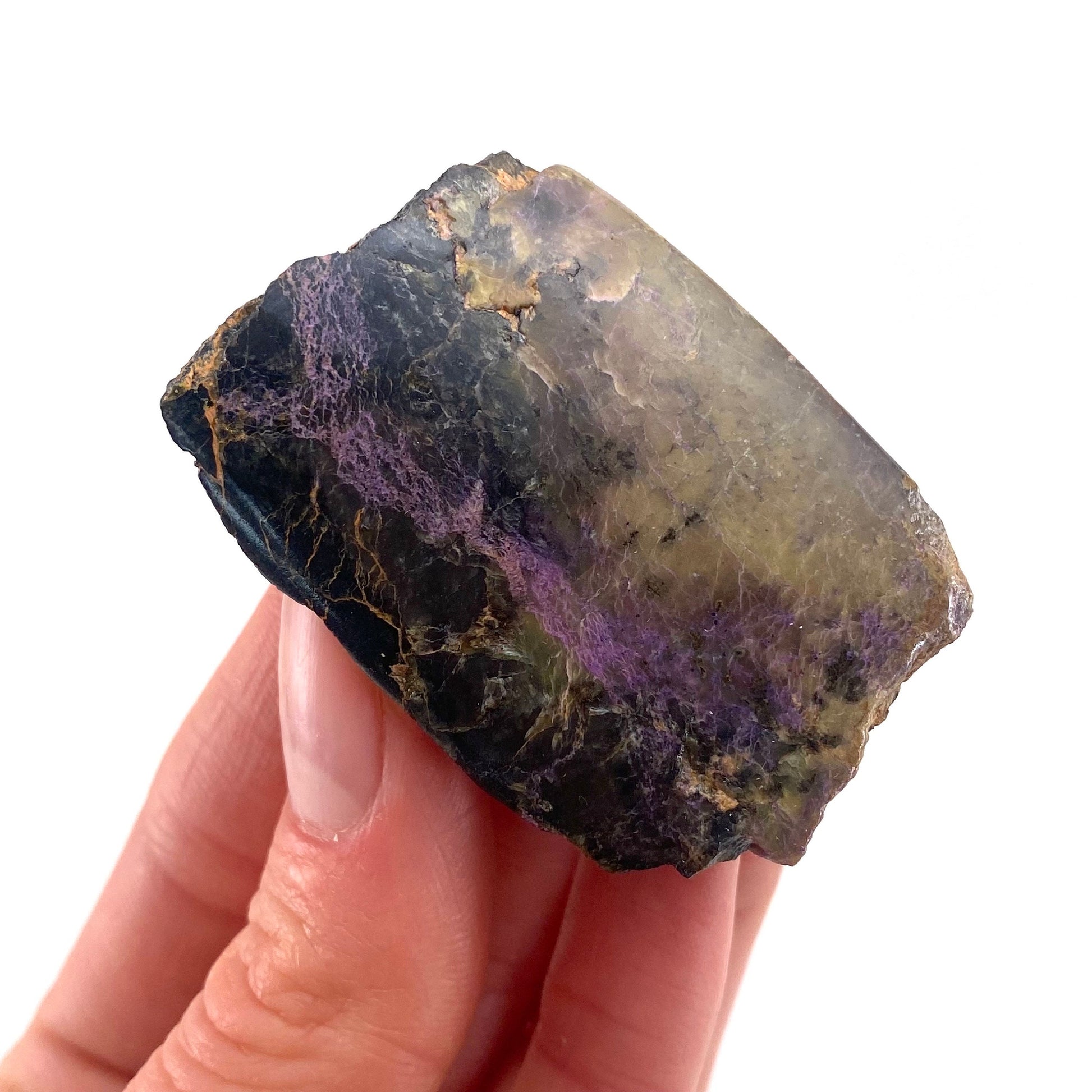 Polished Stichtite Specimen, purple stichtite, polished Stichtite, mineral specimen