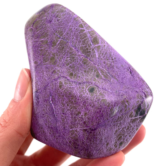Polished Stichtite Freeform, purple stichtite, polished Stichtite, mineral specimen