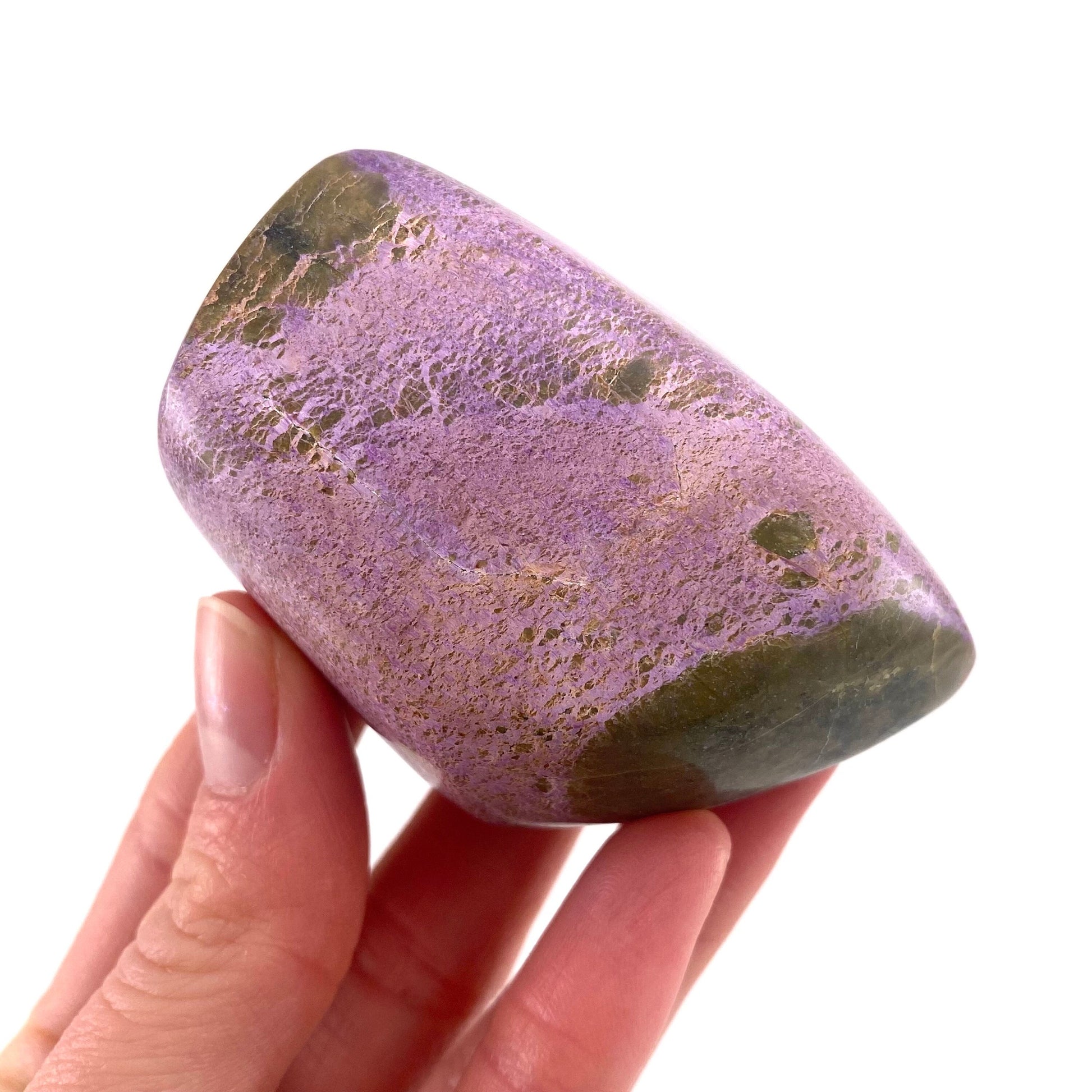 Polished Stichtite Freeform, purple stichtite, polished Stichtite, mineral specimen