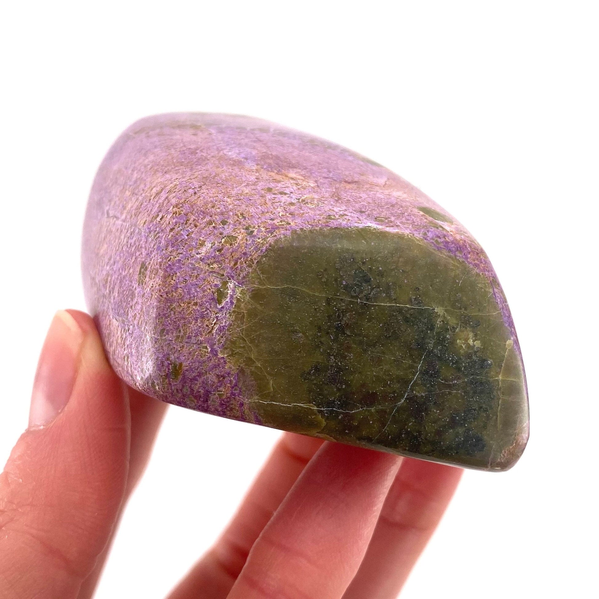 Polished Stichtite Freeform, purple stichtite, polished Stichtite, mineral specimen
