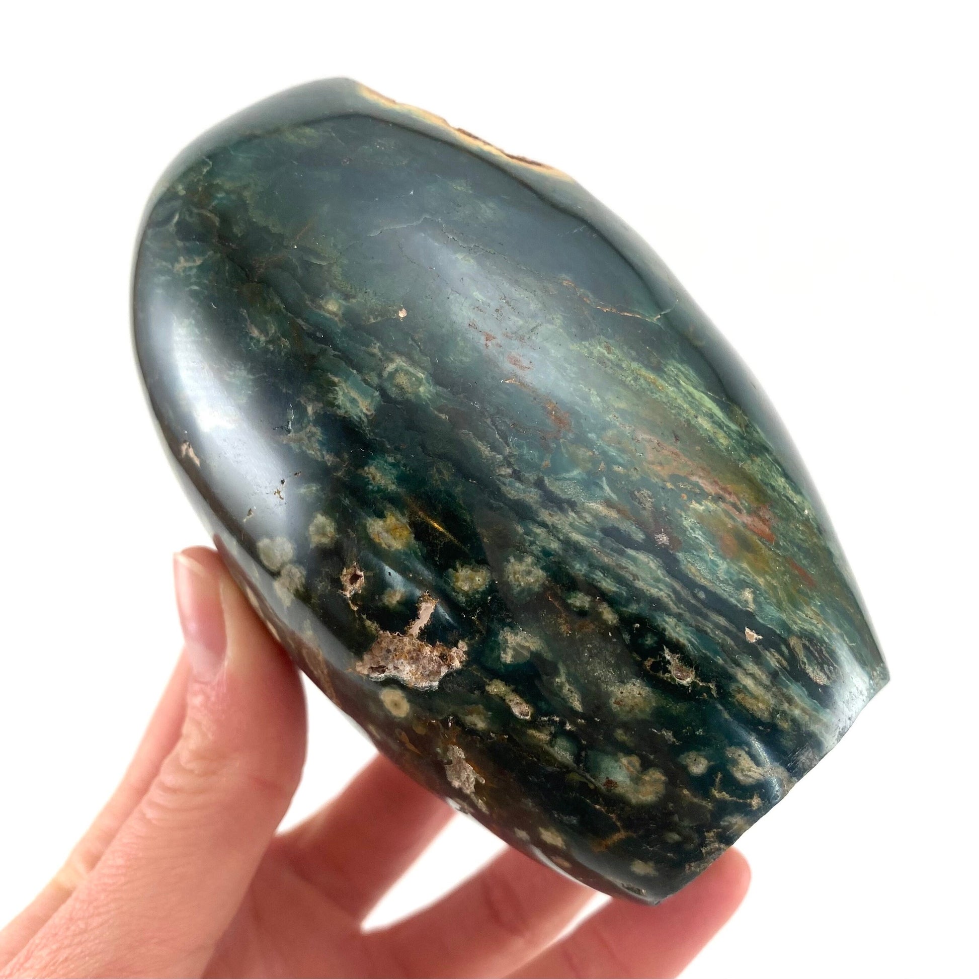 Ocean Jasper Freeform, crystal cluster, ocean jasper, polished ocean jasper, ocean jasper crystal