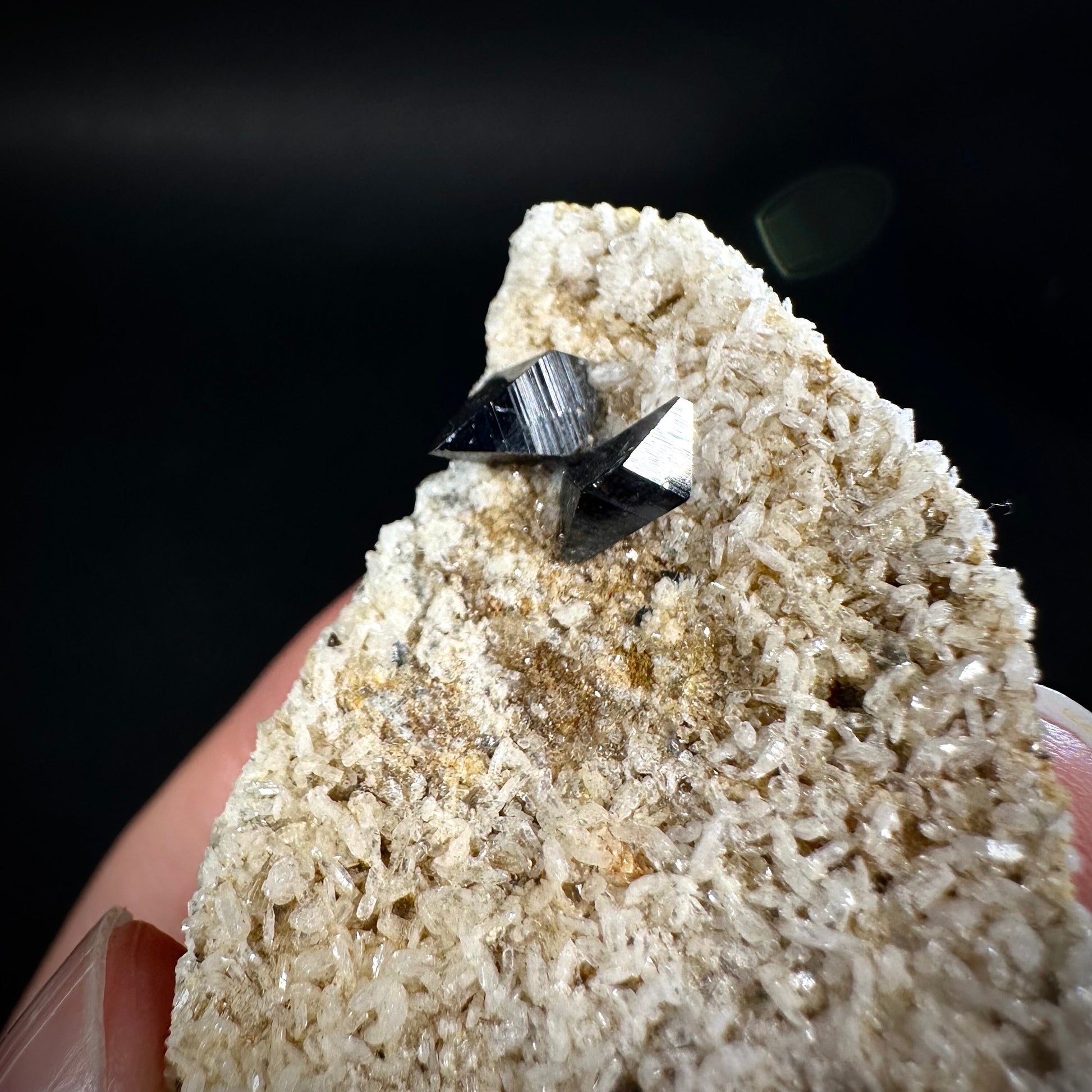 Anatase on Matrix (Pakistan), anatase crystal, terminated anatase, mineral specimen, rare gems