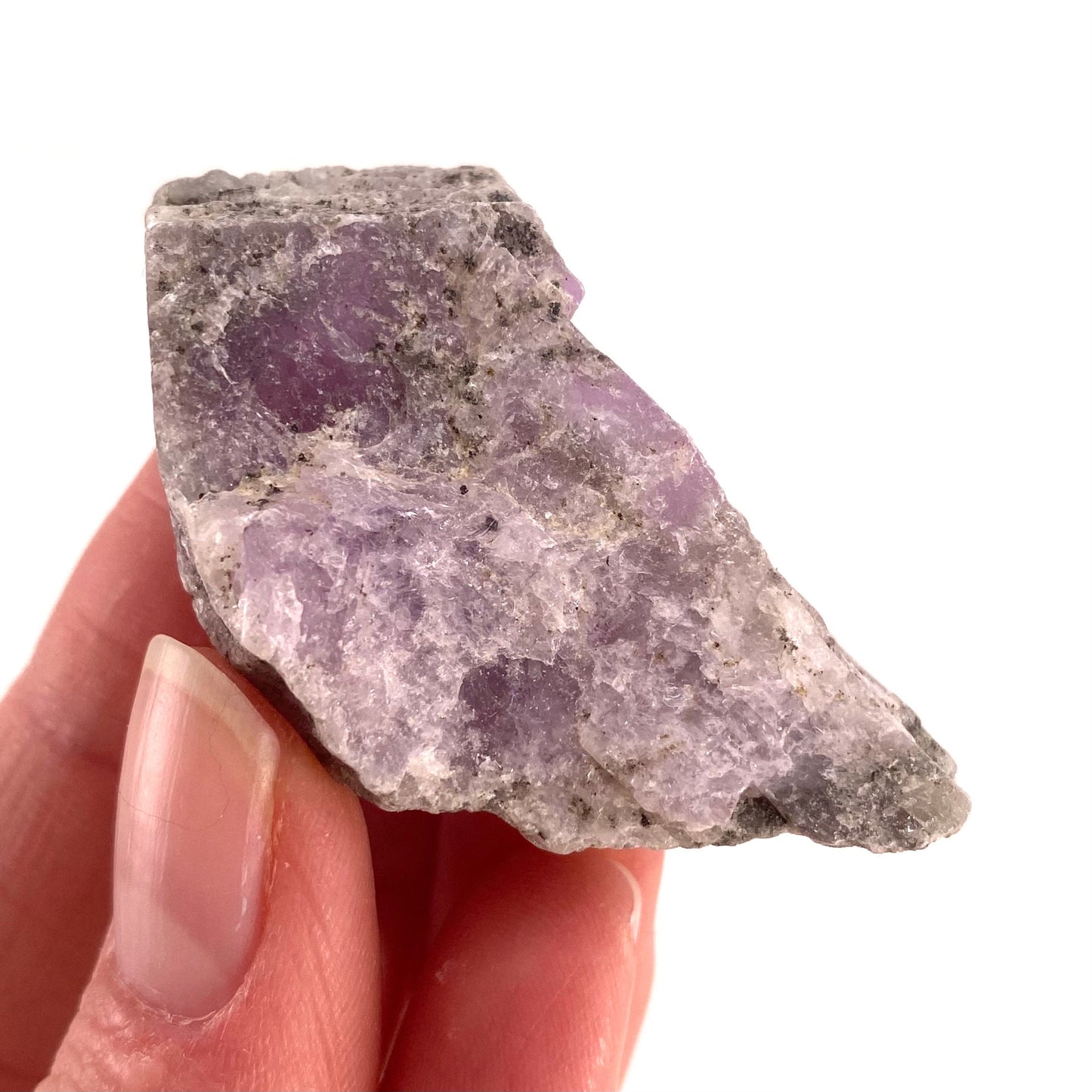 Lavender Kunzite (Pakistan), pink kunzite specimen, spodumene, kunzite crystal, raw kunzite, mineral specimen