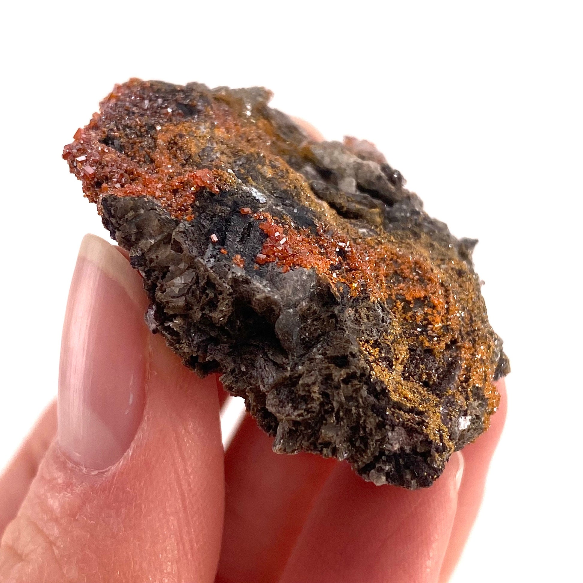 Vanadinite Crystal (Arizona, USA), raw vanadinite, vanadinite specimen