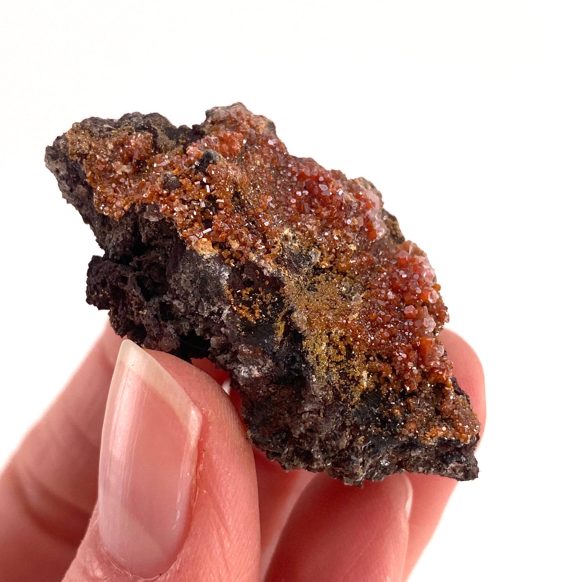 Vanadinite Crystal (Arizona, USA), raw vanadinite, vanadinite specimen