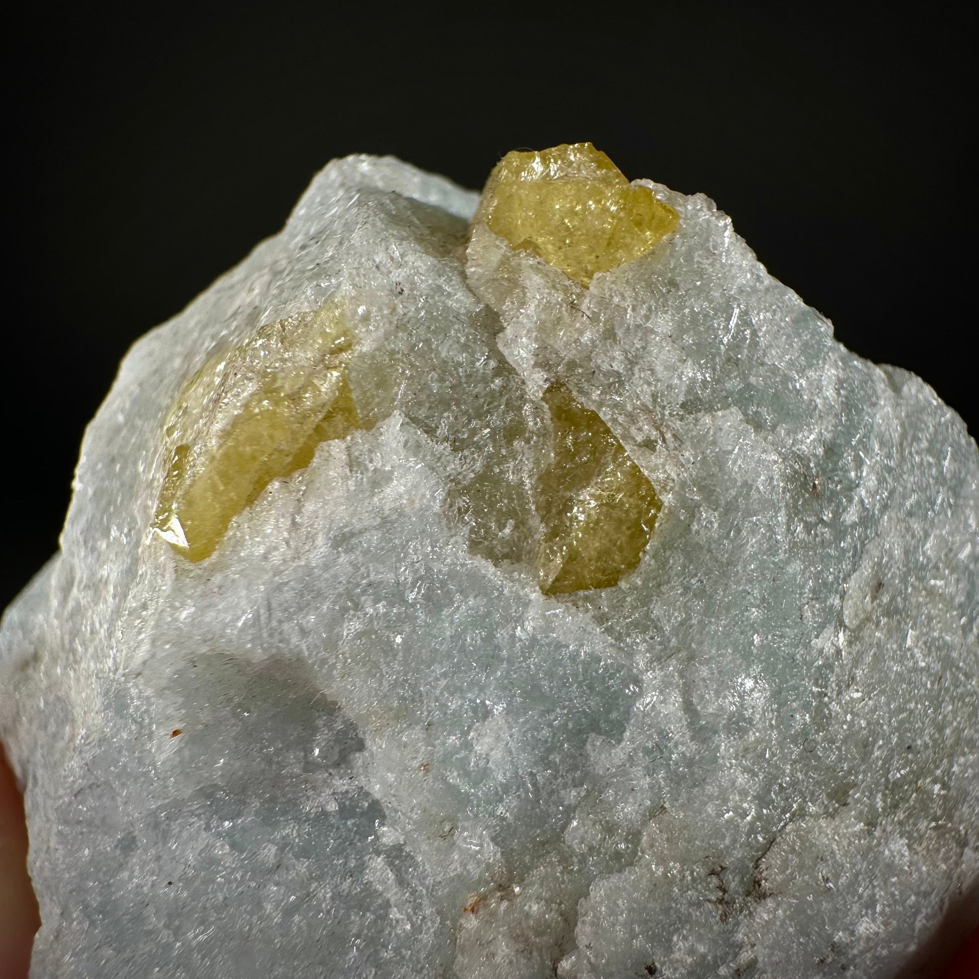 Rare! Londonite with Blue Apatite on Matrix (Madagascar) | rare minerals, mineral specimen, rare crystals