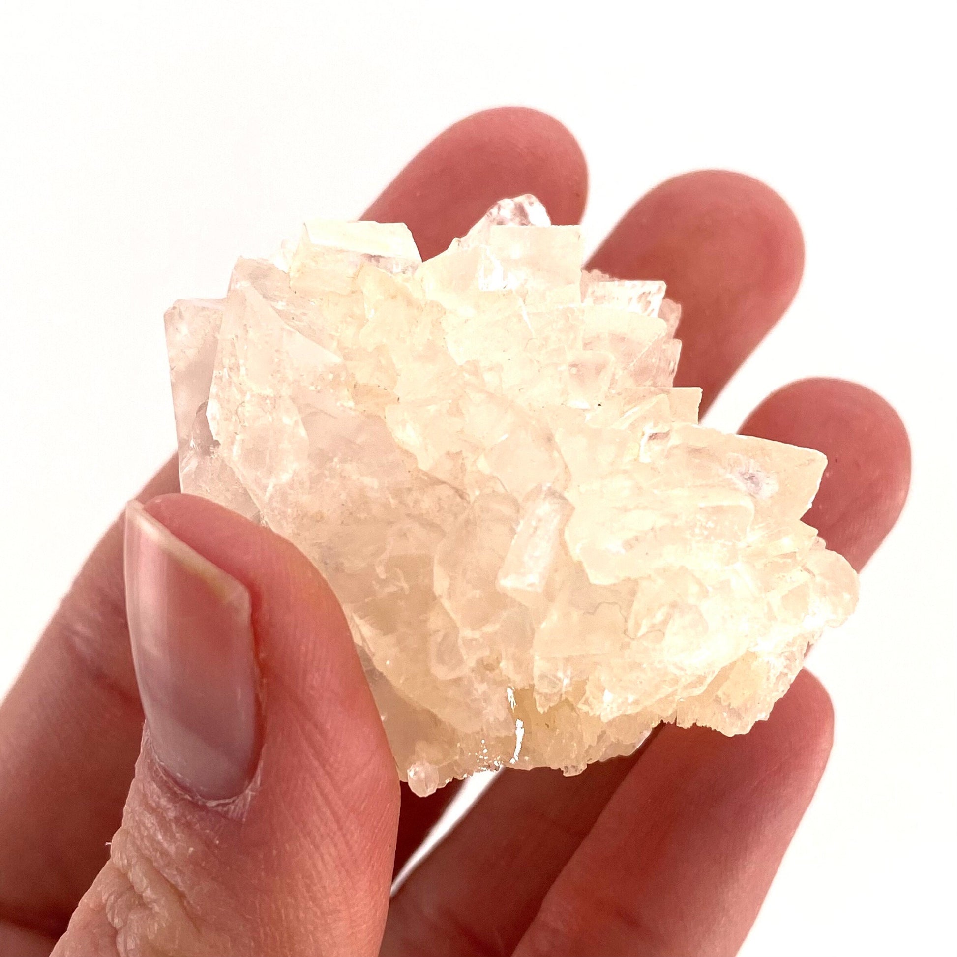 Fluorescent Calcite (Indonesia) | UV-reactive calcite, yellow calcite, calcite crystal, UV reactive crystal, crystals