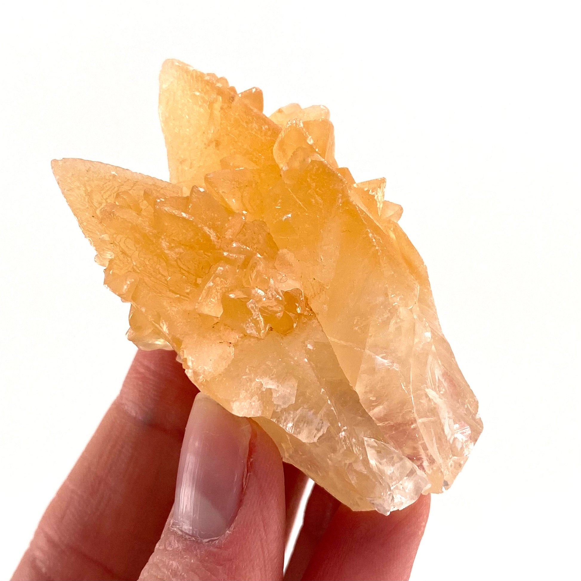 Fluorescent & Phosphorescent Calcite (Indonesia) | UV-reactive calcite, yellow calcite, calcite crystal, UV reactive crystal, crystals