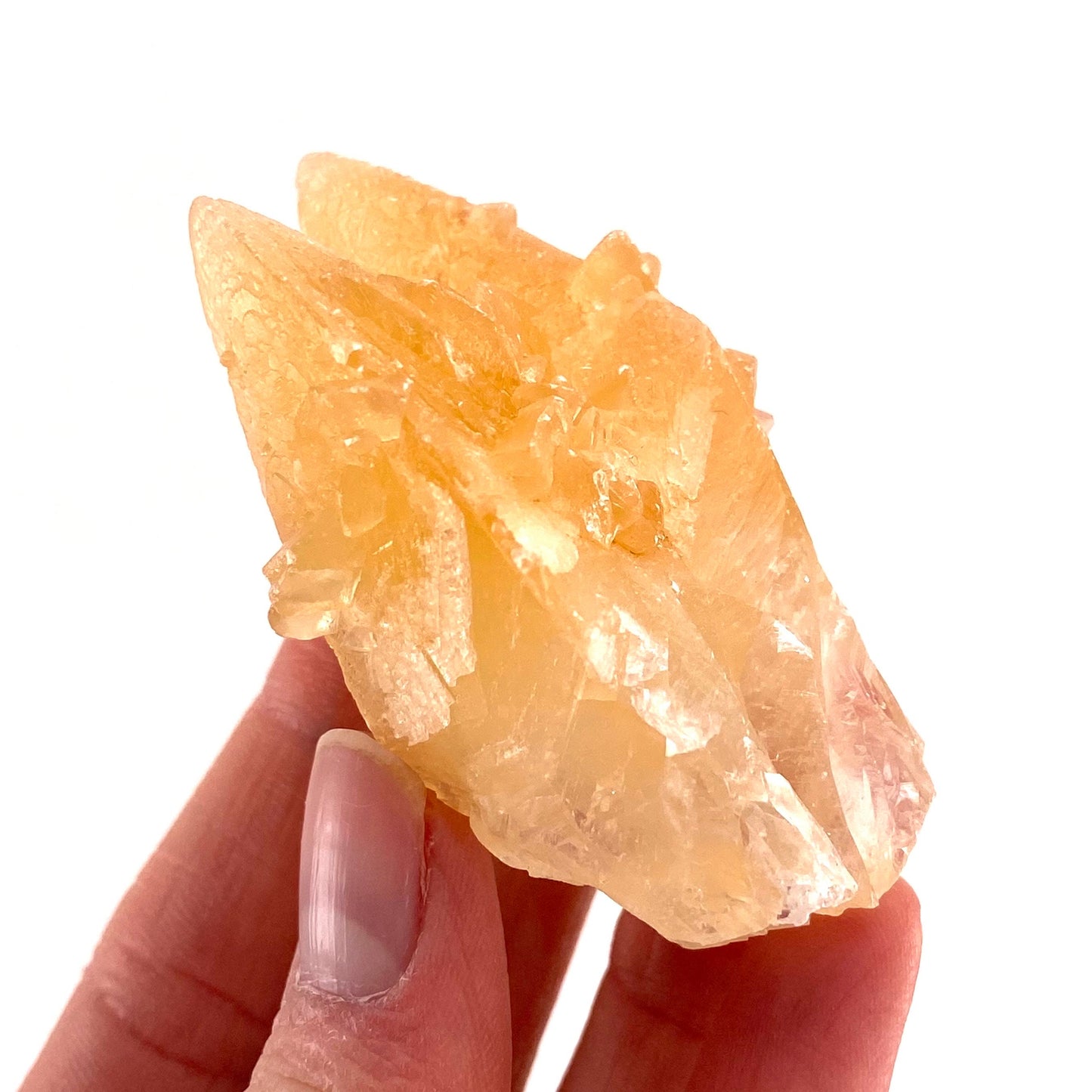 Fluorescent & Phosphorescent Calcite (Indonesia) | UV-reactive calcite, yellow calcite, calcite crystal, UV reactive crystal, crystals