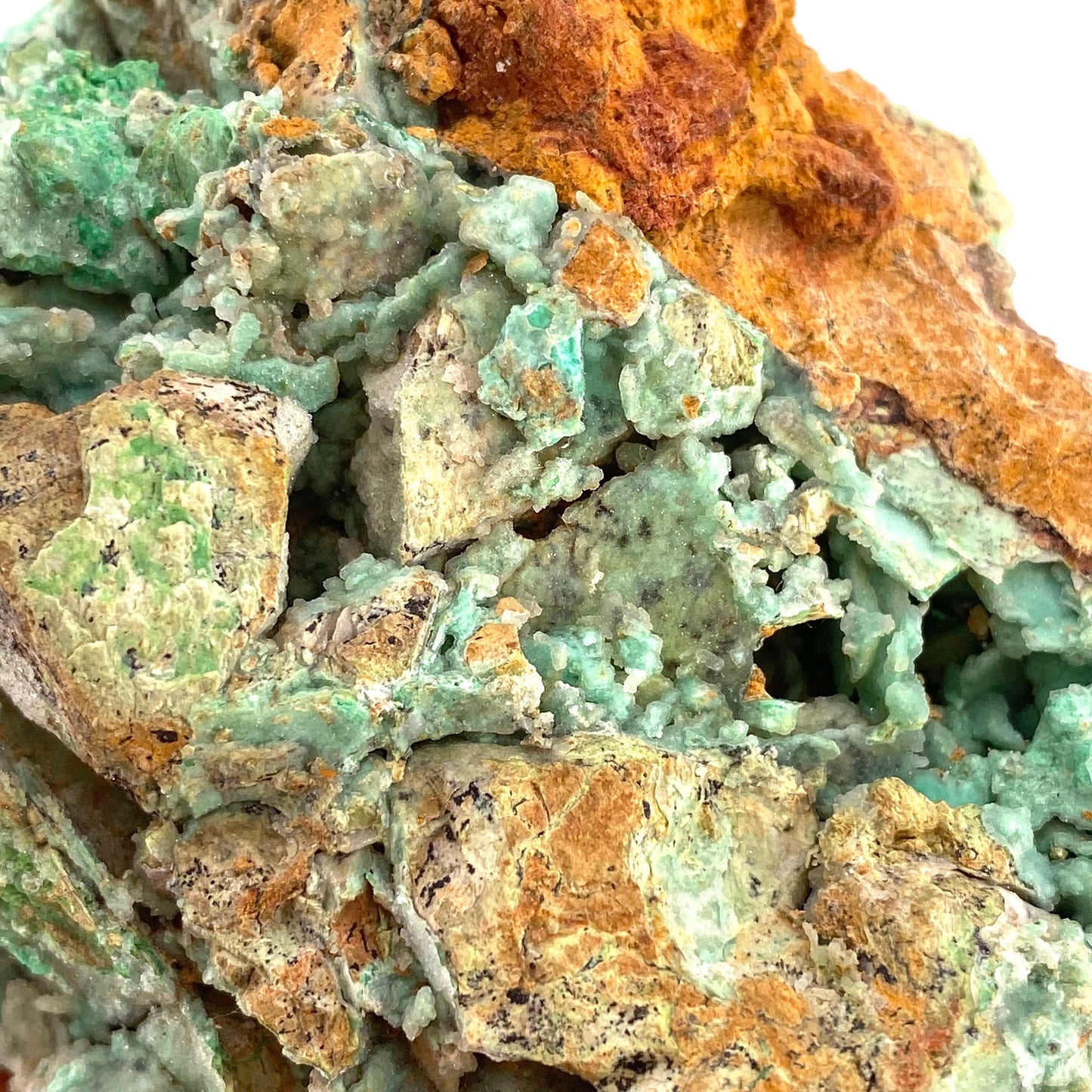 Druzy Mint Chrysoprase (Indonesia) | mint chrysoprase, druzy chrysoprase, druzy crystal, mineral specimen, crystals