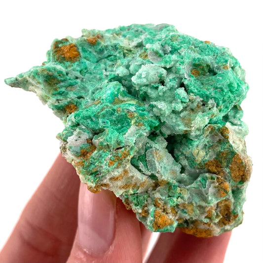 Druzy Mint Chrysoprase (Indonesia) | mint chrysoprase, druzy chrysoprase, druzy crystal, mineral specimen, crystals