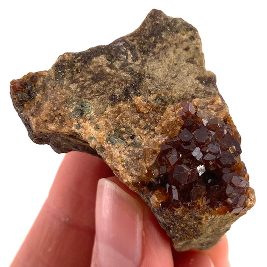 Spessartine Garnet (Pakistan) | raw garnet crystal, garnet crystal, rare crystals, orange garnet, mineral specimen