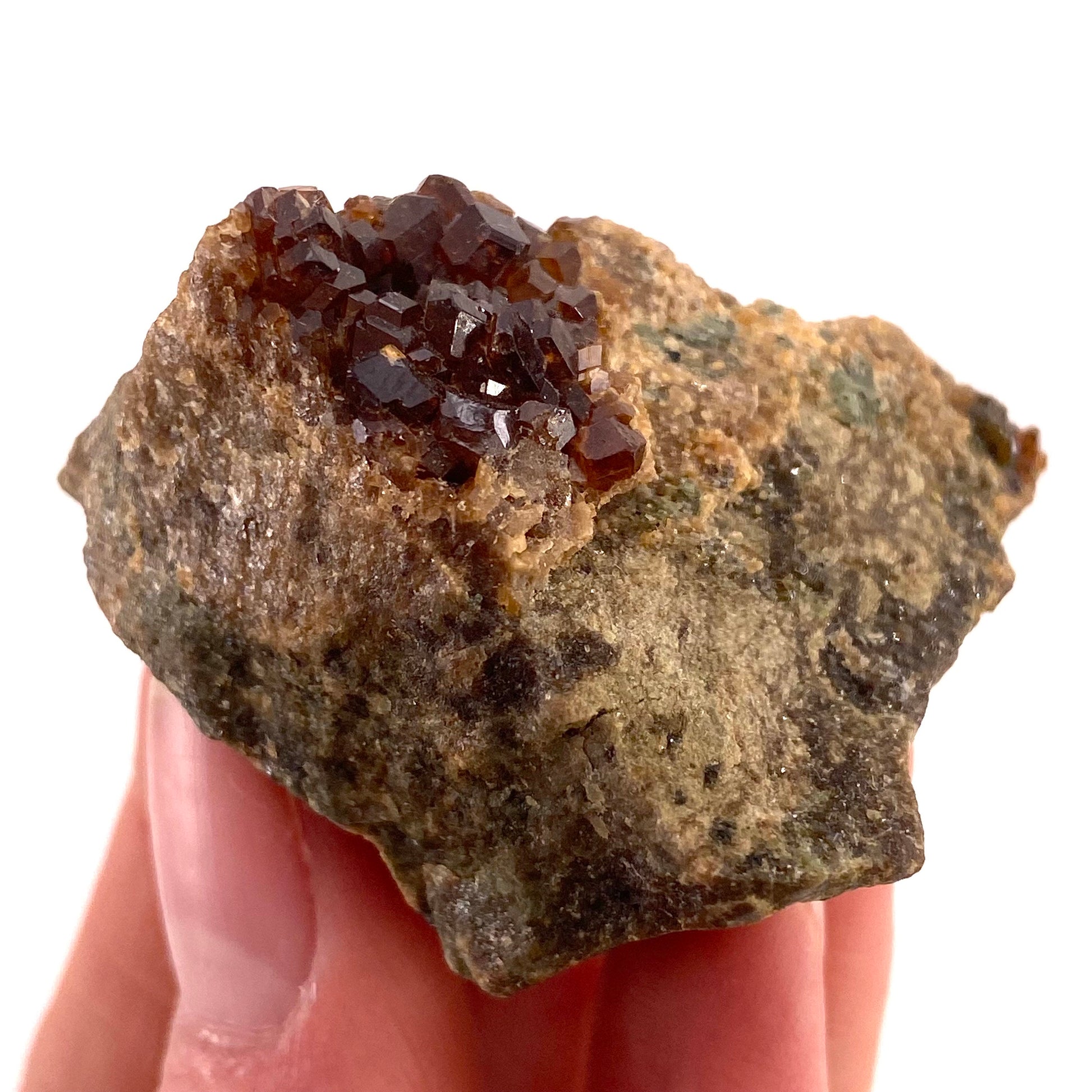 Spessartine Garnet (Pakistan) | raw garnet crystal, garnet crystal, rare crystals, orange garnet, mineral specimen