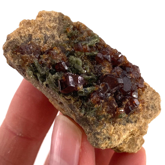 Spessartine Garnet (Pakistan) | raw garnet crystal, garnet crystal, rare crystals, orange garnet, mineral specimen