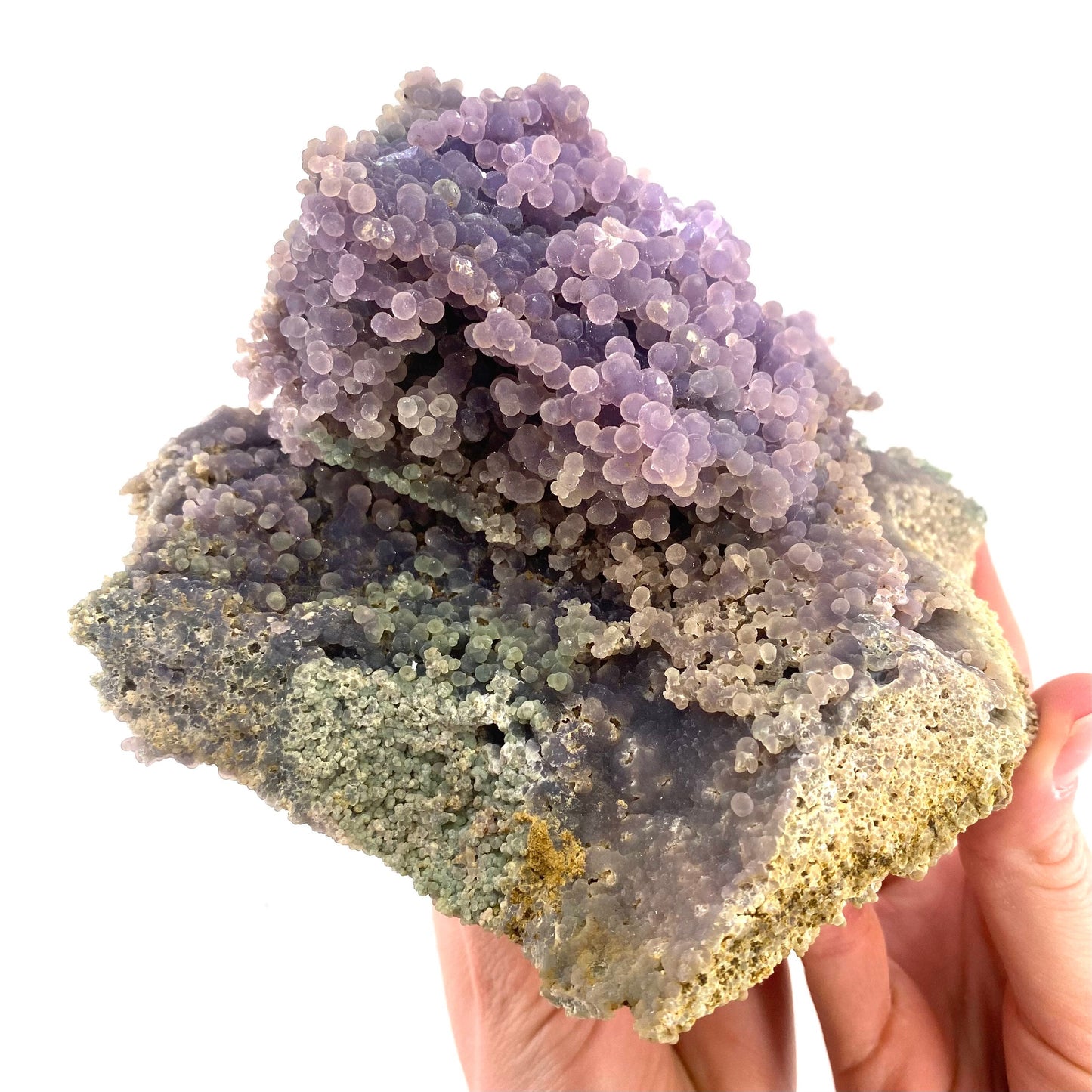 XXL Sparkly Grape Amethyst (Indonesia) | Grape Agate, purple grape agate, grape agate cluster, mineral specimen, crystals, gemstone