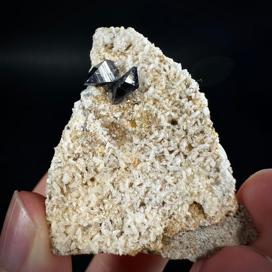Anatase on Matrix (Pakistan), anatase crystal, terminated anatase, mineral specimen, rare gems