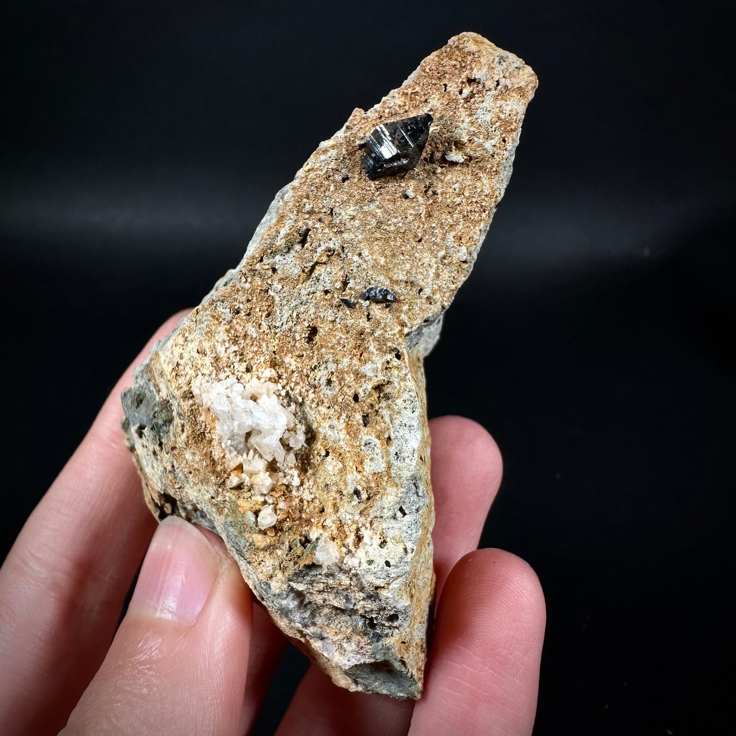 Anatase on Matrix (Pakistan), anatase crystal, terminated anatase, mineral specimen, rare gems