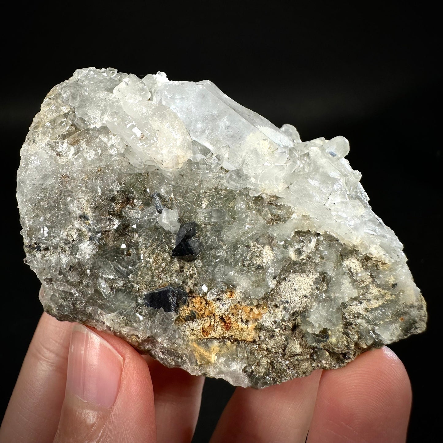 Anatase & Quartz on Matrix (Pakistan) | anatase crystal, terminated anatase, mineral specimen, rare gems