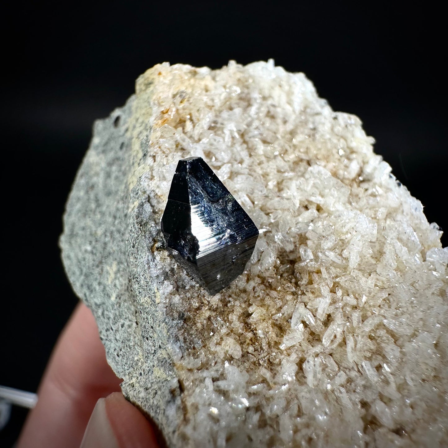 Anatase on Matrix (Pakistan), anatase crystal, terminated anatase, mineral specimen, rare gems