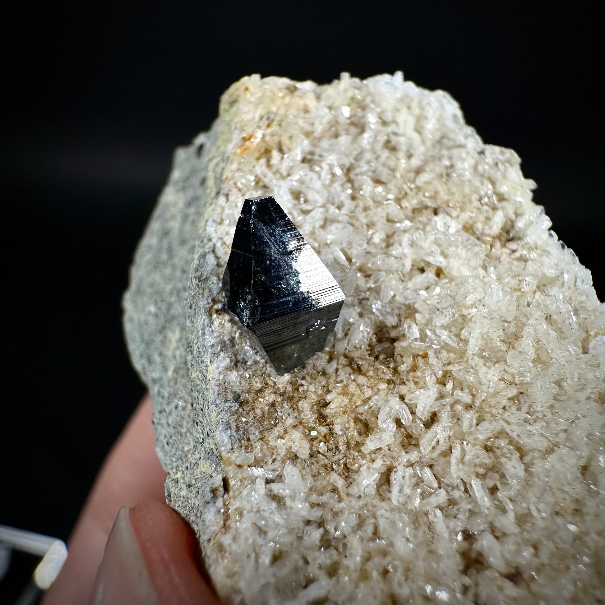 Anatase on Matrix (Pakistan), anatase crystal, terminated anatase, mineral specimen, rare gems