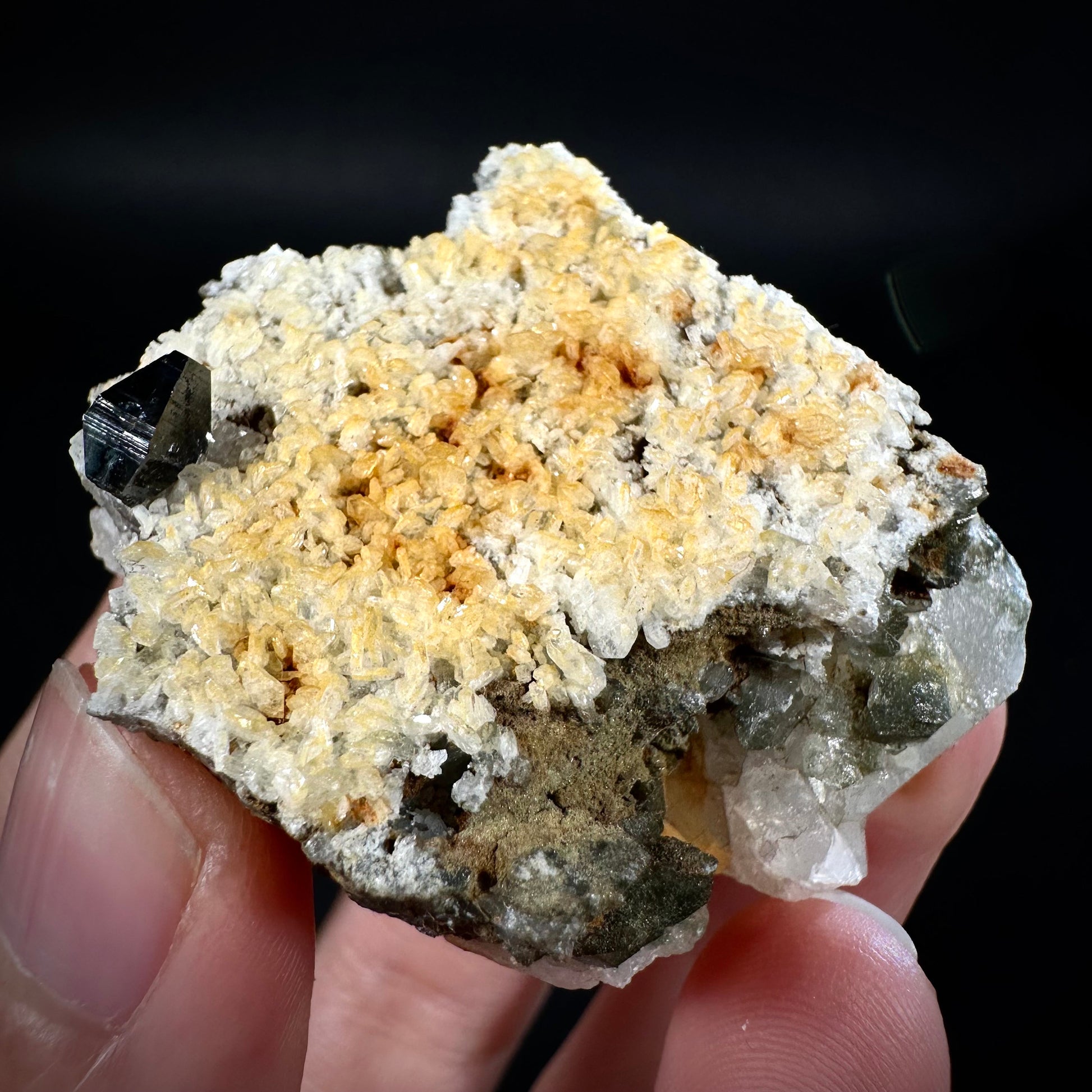 Anatase on Matrix (Pakistan), anatase crystal, terminated anatase, mineral specimen, rare gems