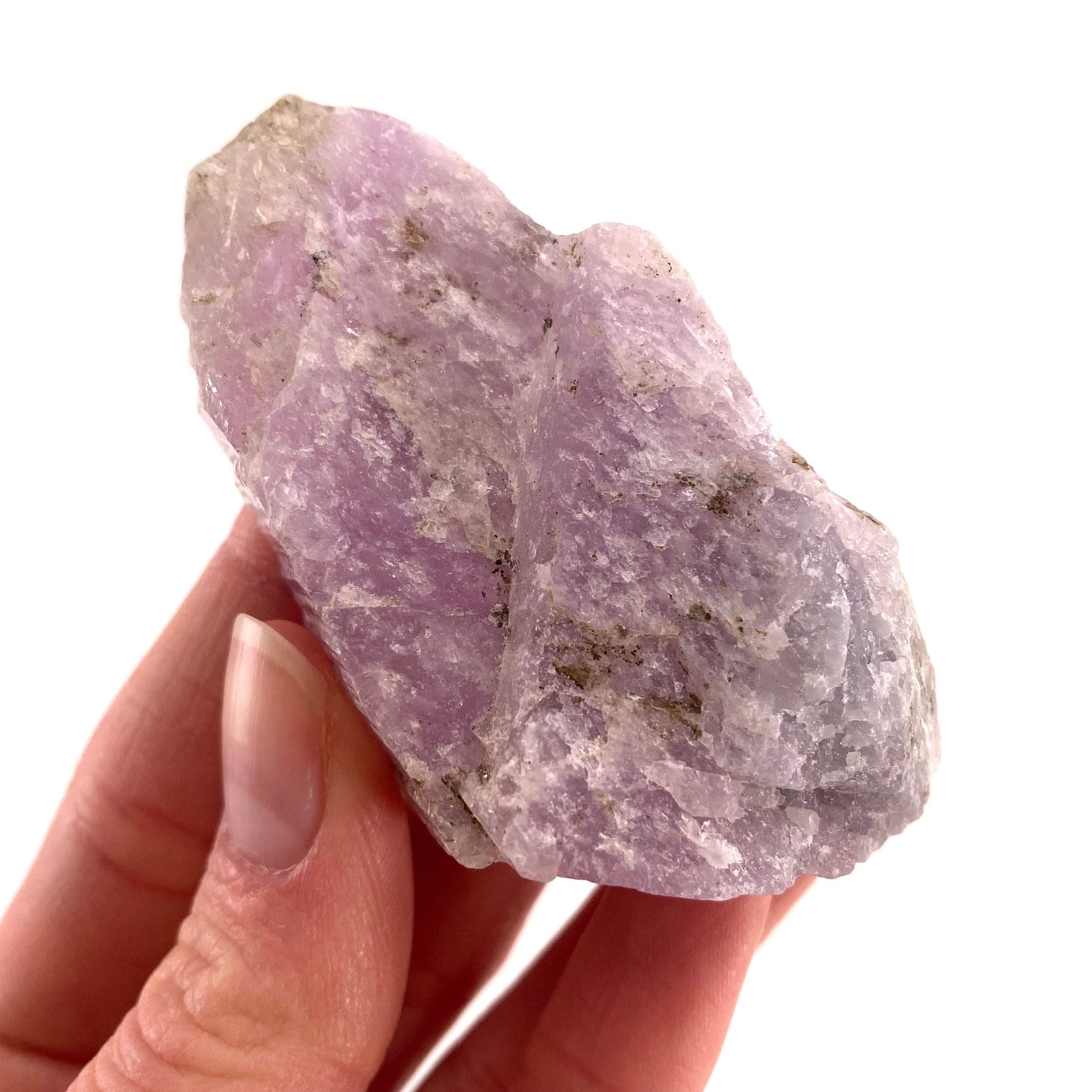 Lavender Kunzite (Pakistan), pink kunzite specimen, spodumene, kunzite crystal, raw kunzite, mineral specimen
