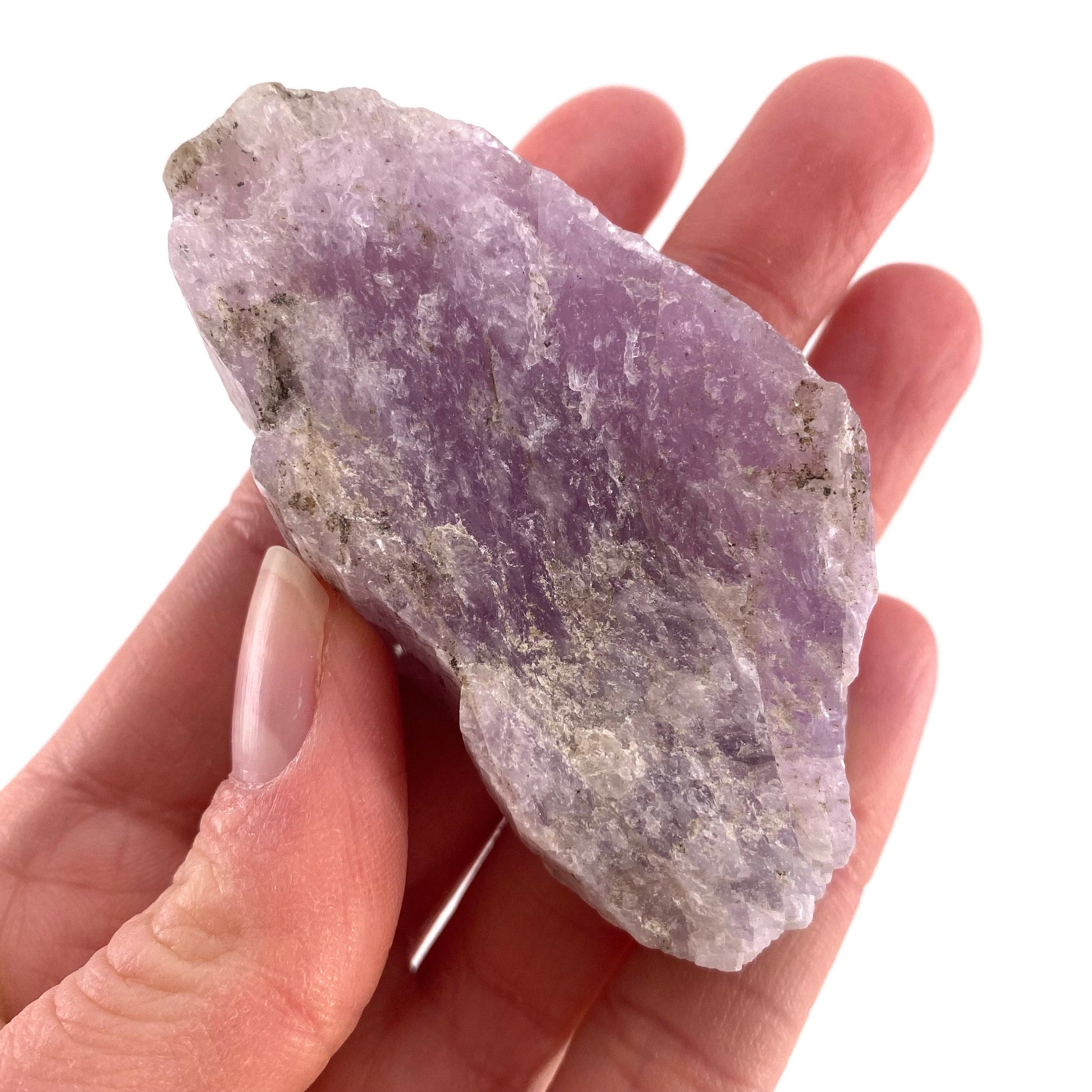 Lavender Kunzite (Pakistan), pink kunzite specimen, spodumene, kunzite crystal, raw kunzite, mineral specimen