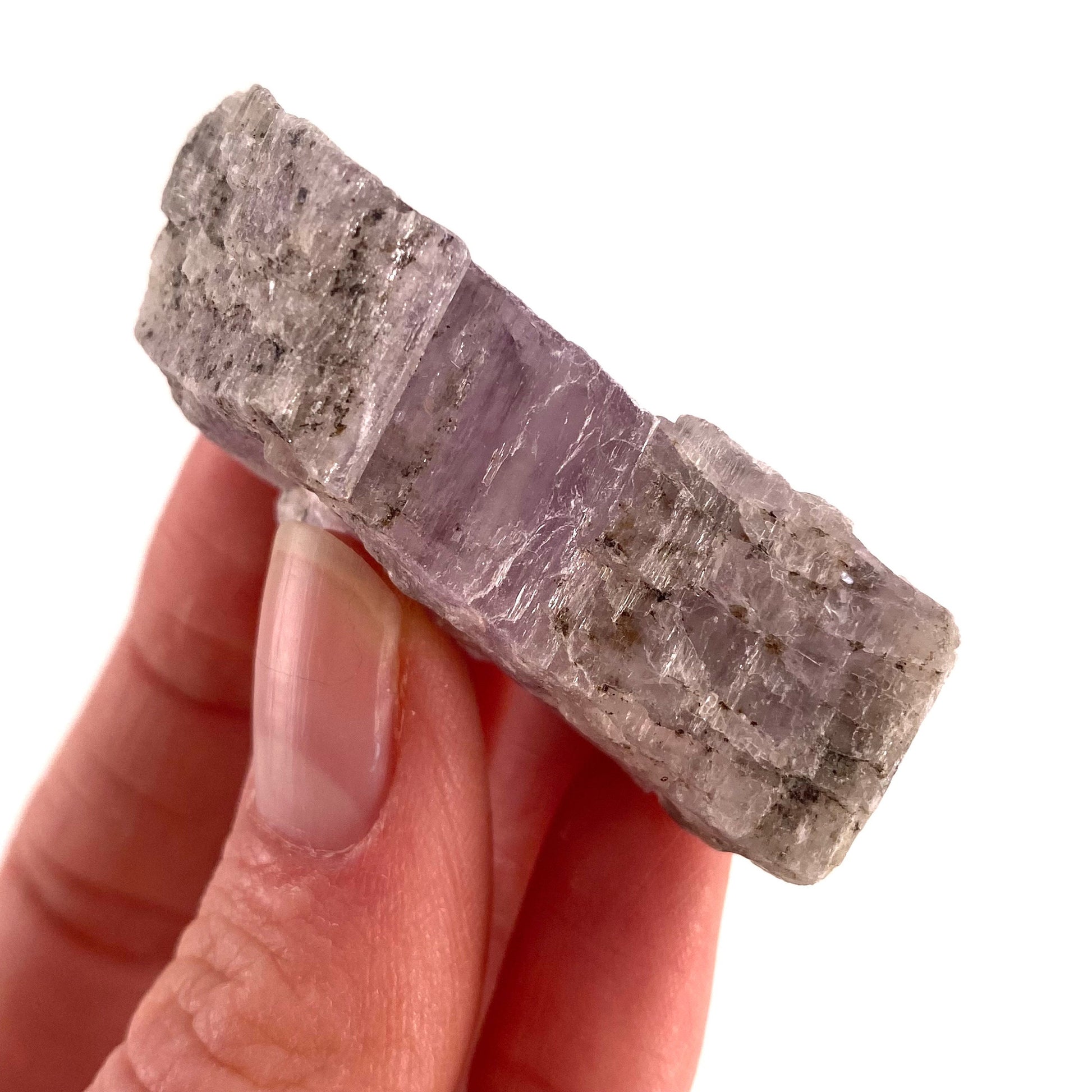 Lavender Kunzite (Pakistan), pink kunzite specimen, spodumene, kunzite crystal, raw kunzite, mineral specimen