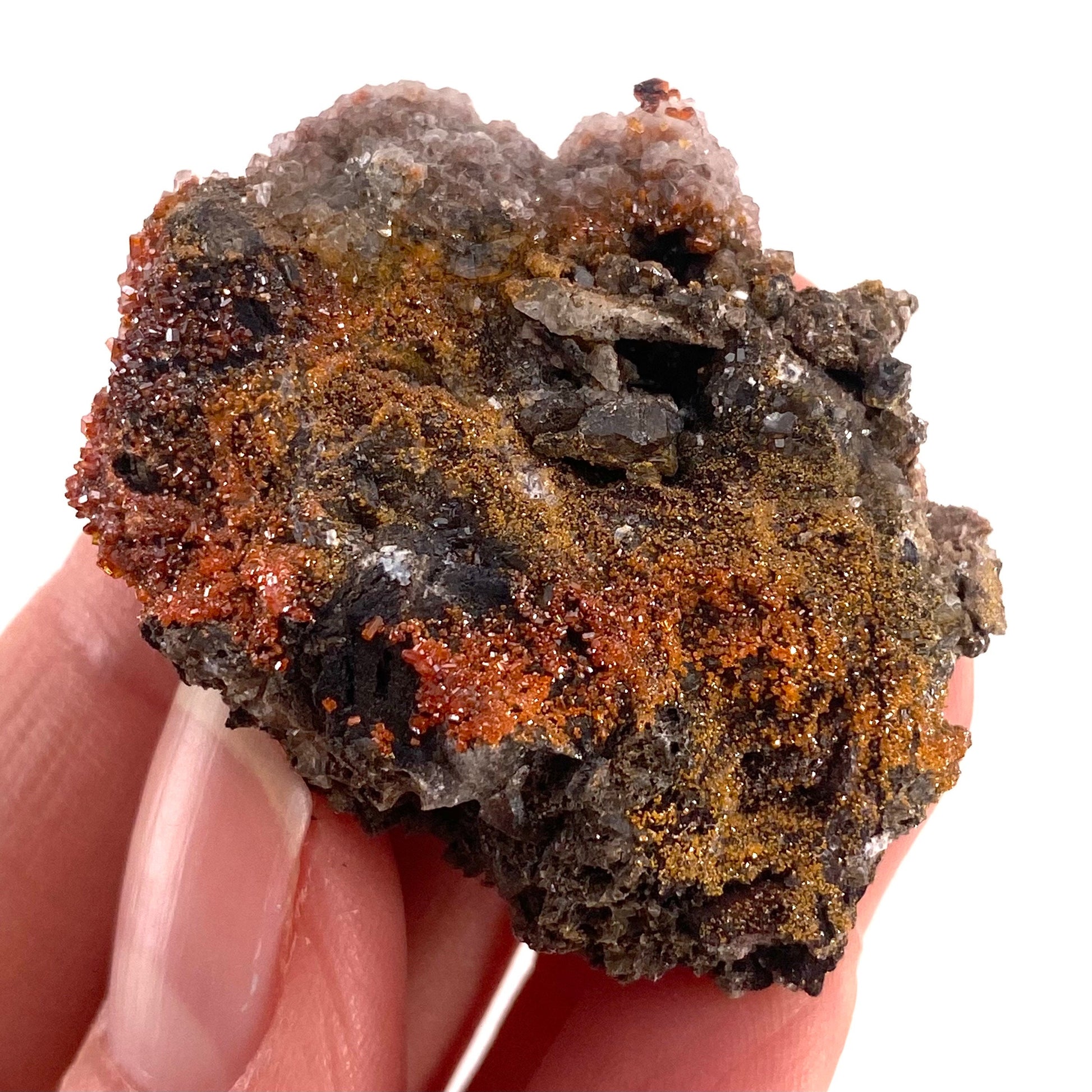 Vanadinite Crystal (Arizona, USA), raw vanadinite, vanadinite specimen