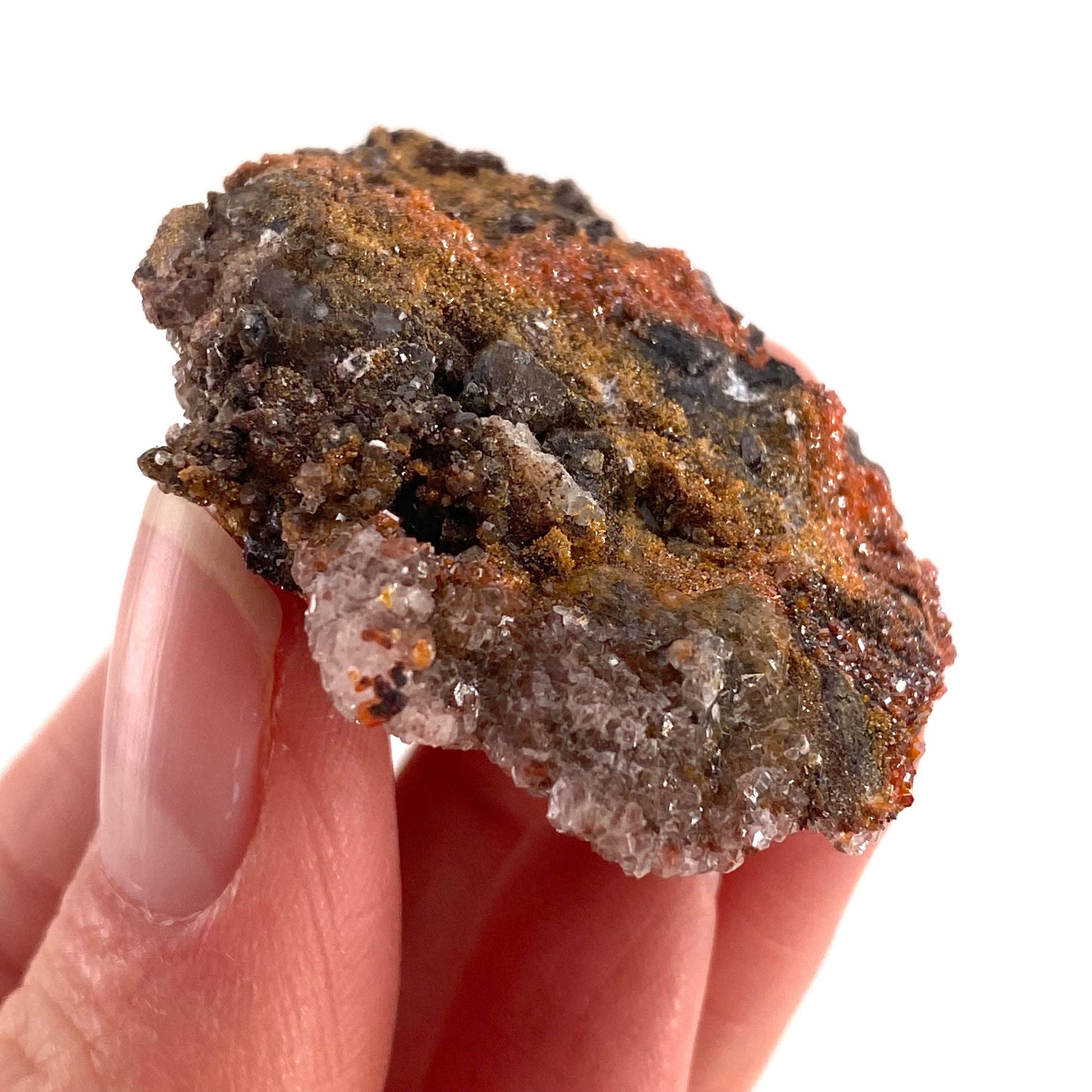 Vanadinite Crystal (Arizona, USA), raw vanadinite, vanadinite specimen
