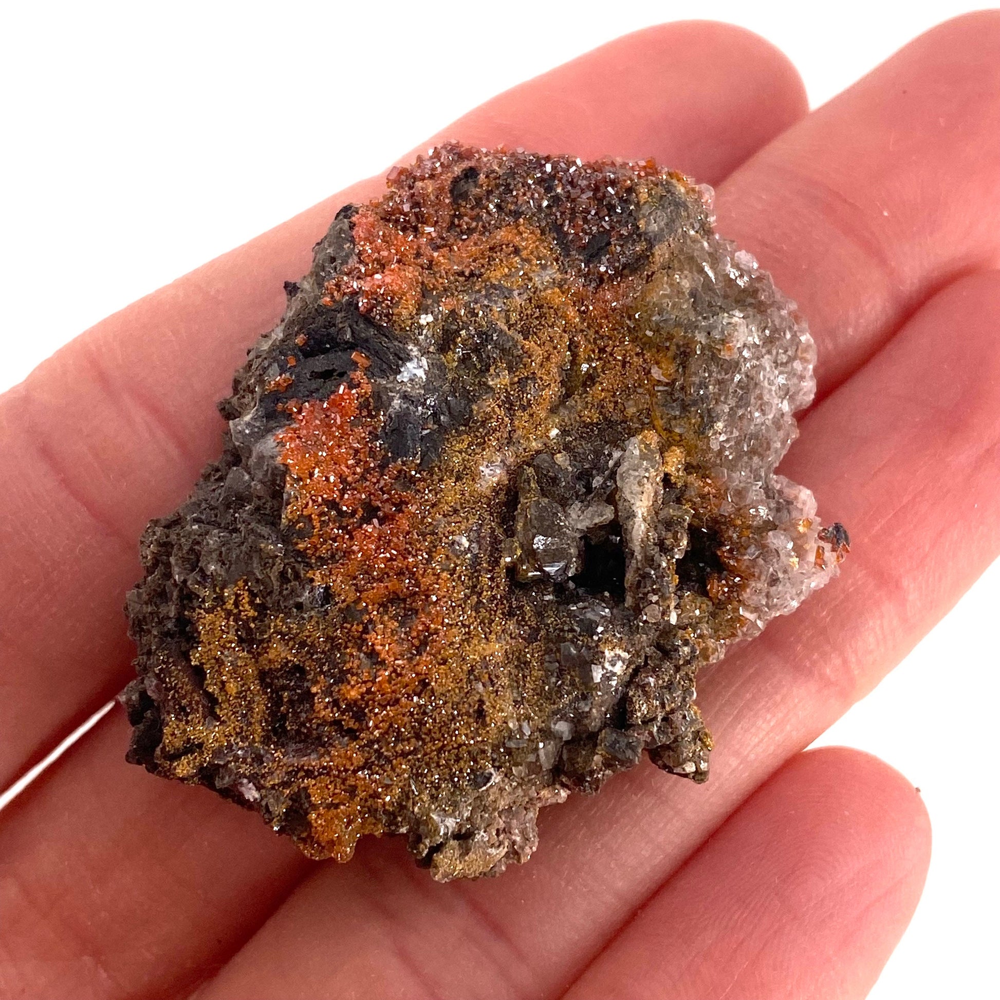 Vanadinite Crystal (Arizona, USA), raw vanadinite, vanadinite specimen