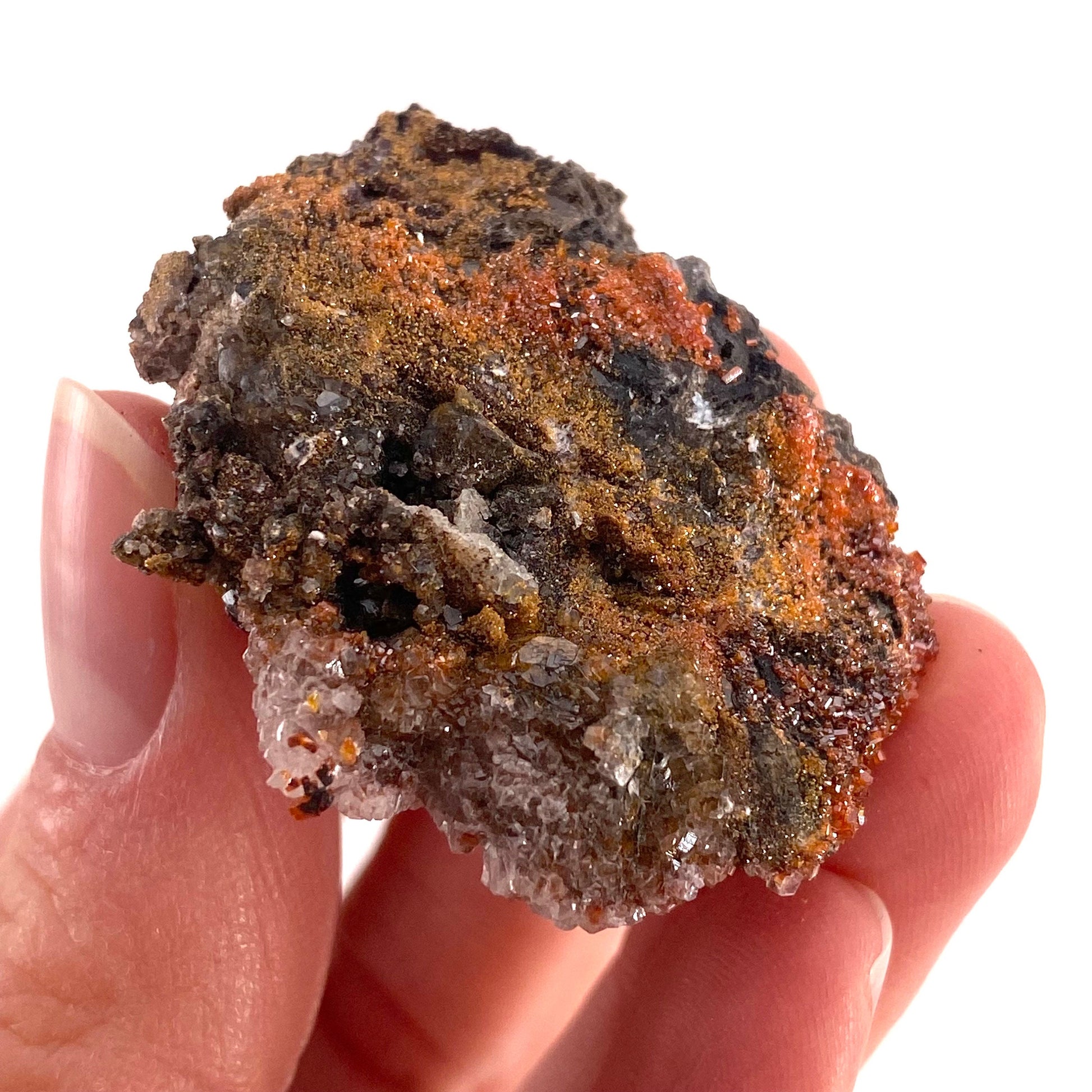 Vanadinite Crystal (Arizona, USA), raw vanadinite, vanadinite specimen
