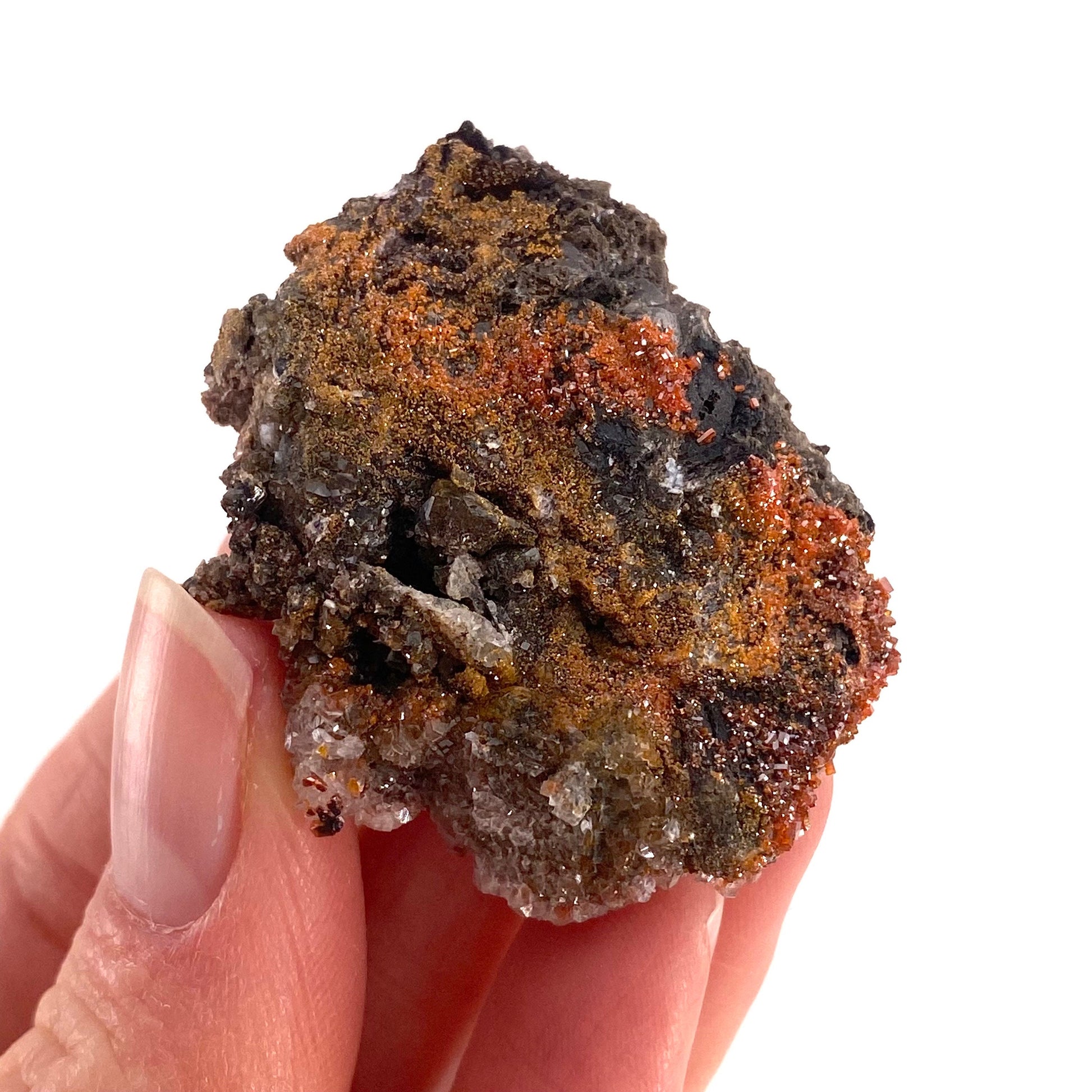 Vanadinite Crystal (Arizona, USA), raw vanadinite, vanadinite specimen