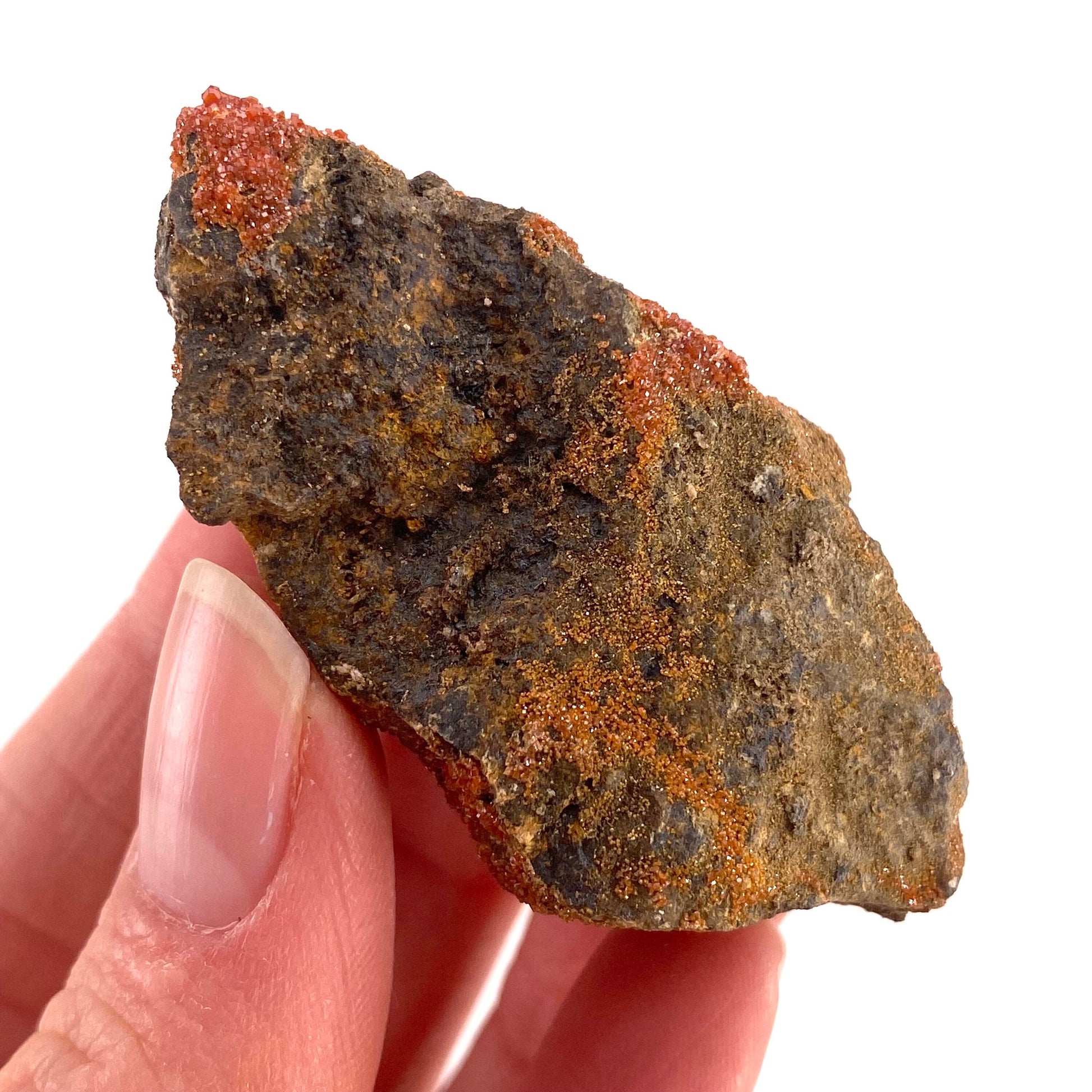 Vanadinite Crystal (Arizona, USA), raw vanadinite, vanadinite specimen
