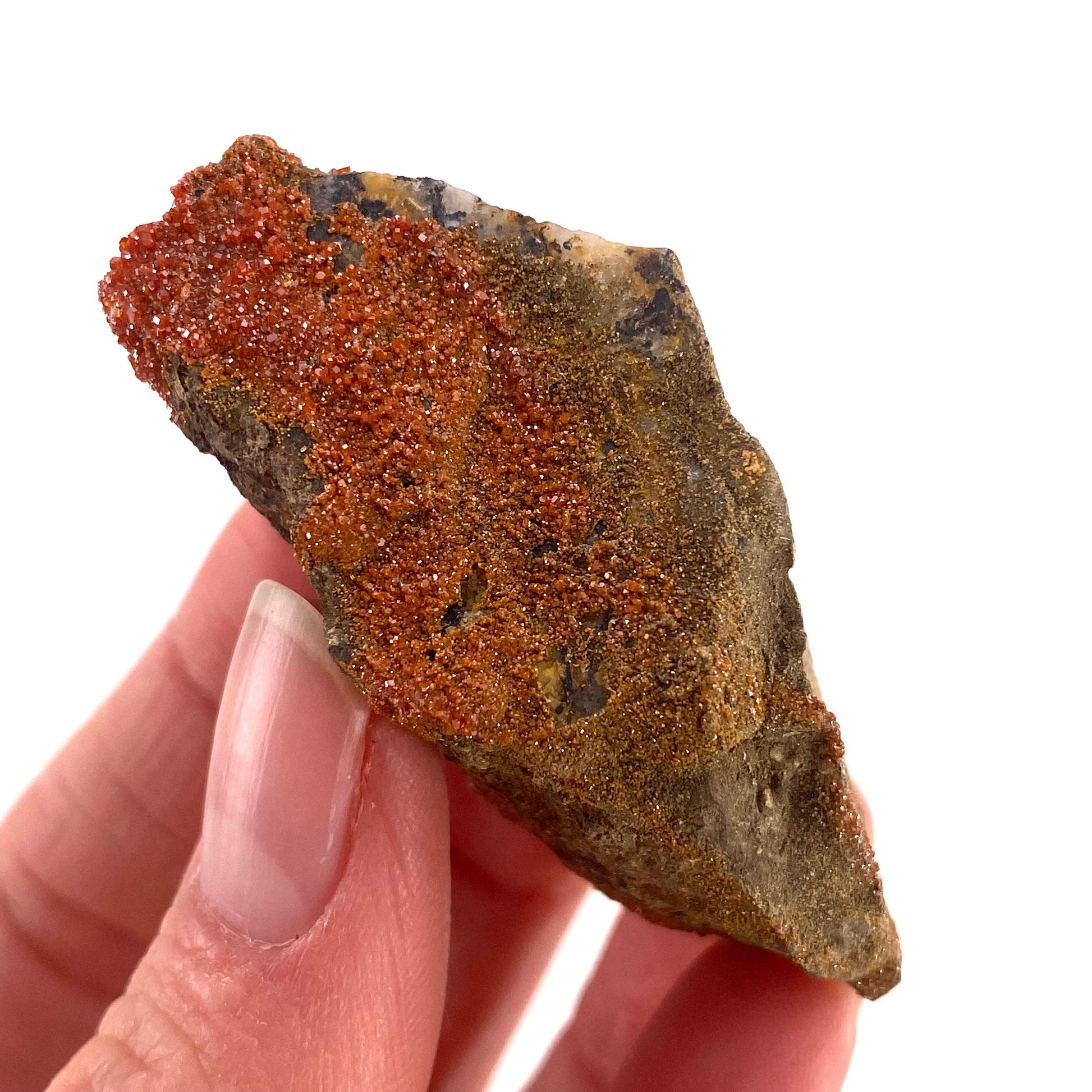 Vanadinite Crystal (Arizona, USA), raw vanadinite, vanadinite specimen